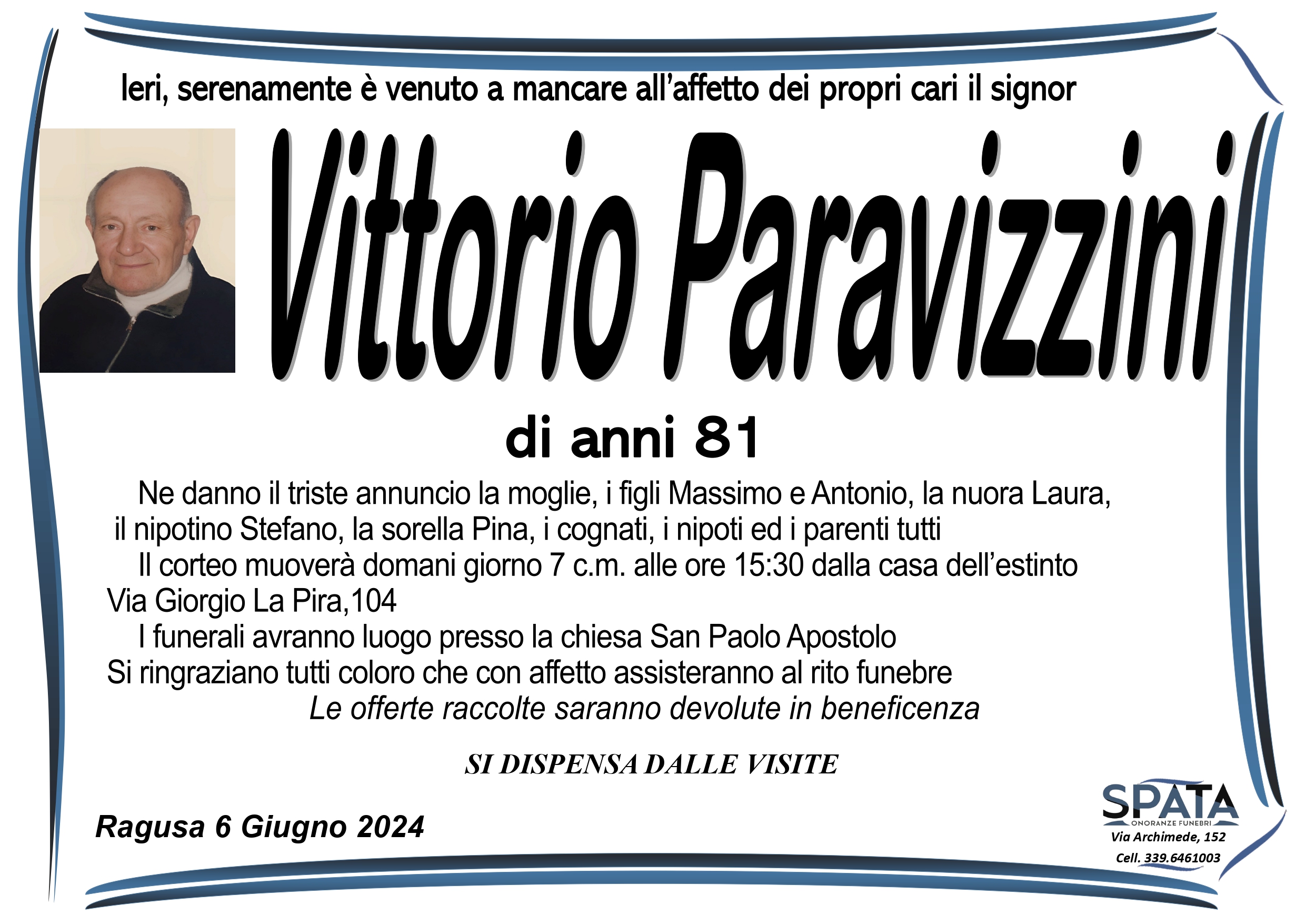 necrologi da ros vittorio veneto oggi
