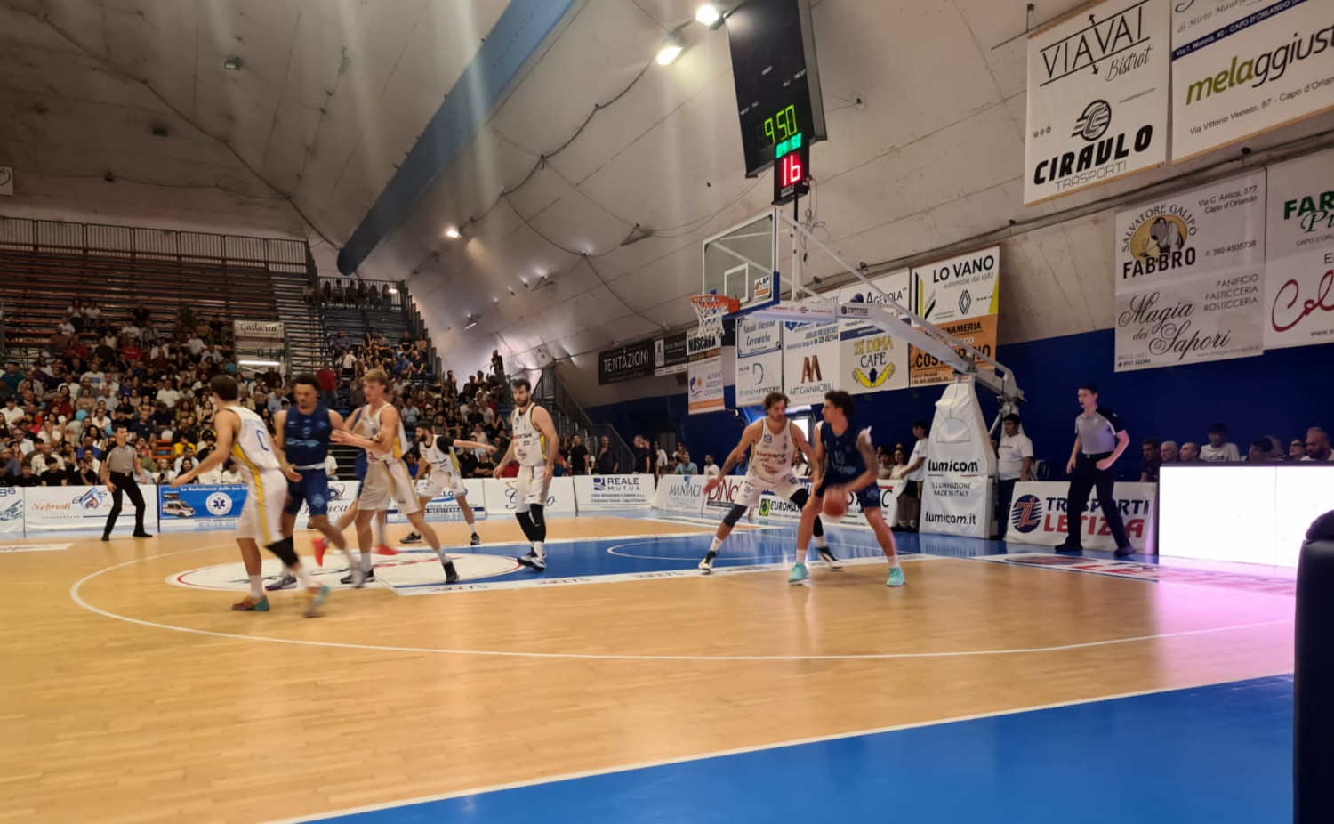 Gara 1 play off; Virtus perde testa e partita, occasione sprecata a Capo d’Orlando
