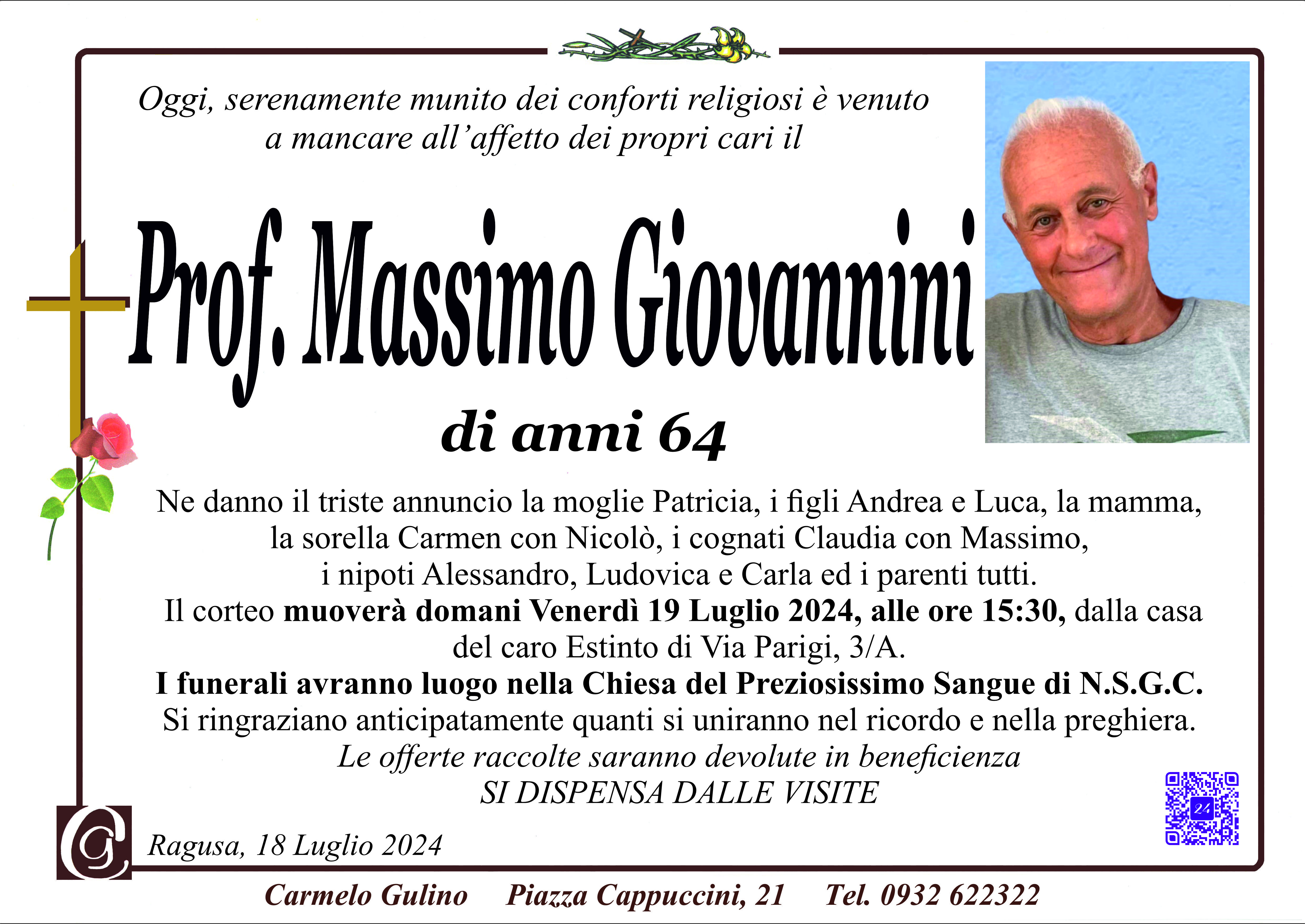 Necrologi: Massimo Giovannini