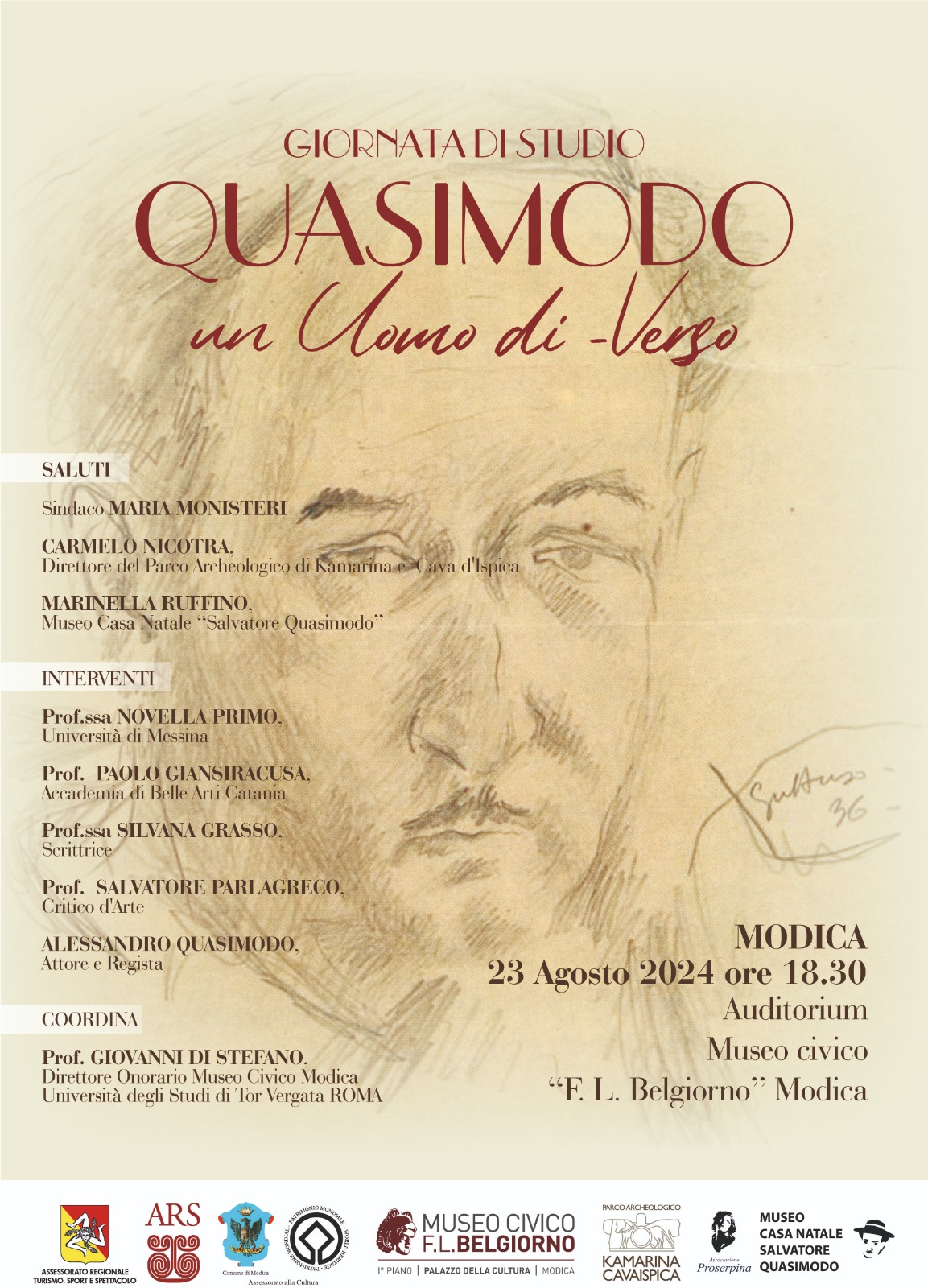 Modica: una giornata di studio dedicata a Salvatore Quasimodo
