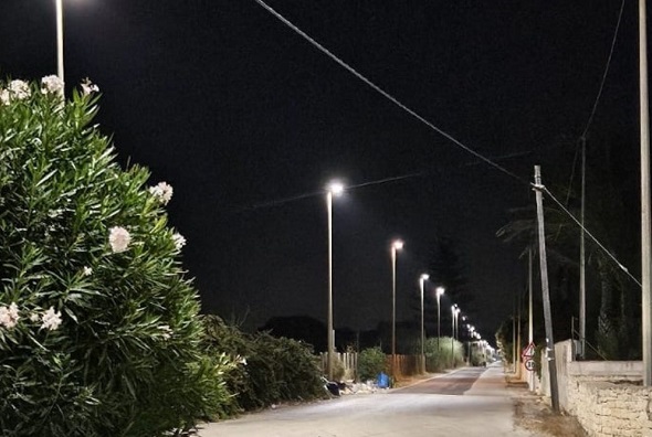 Ripristinato l’impianto di illuminazione pubblica lungo il litorale costiero di Ispica