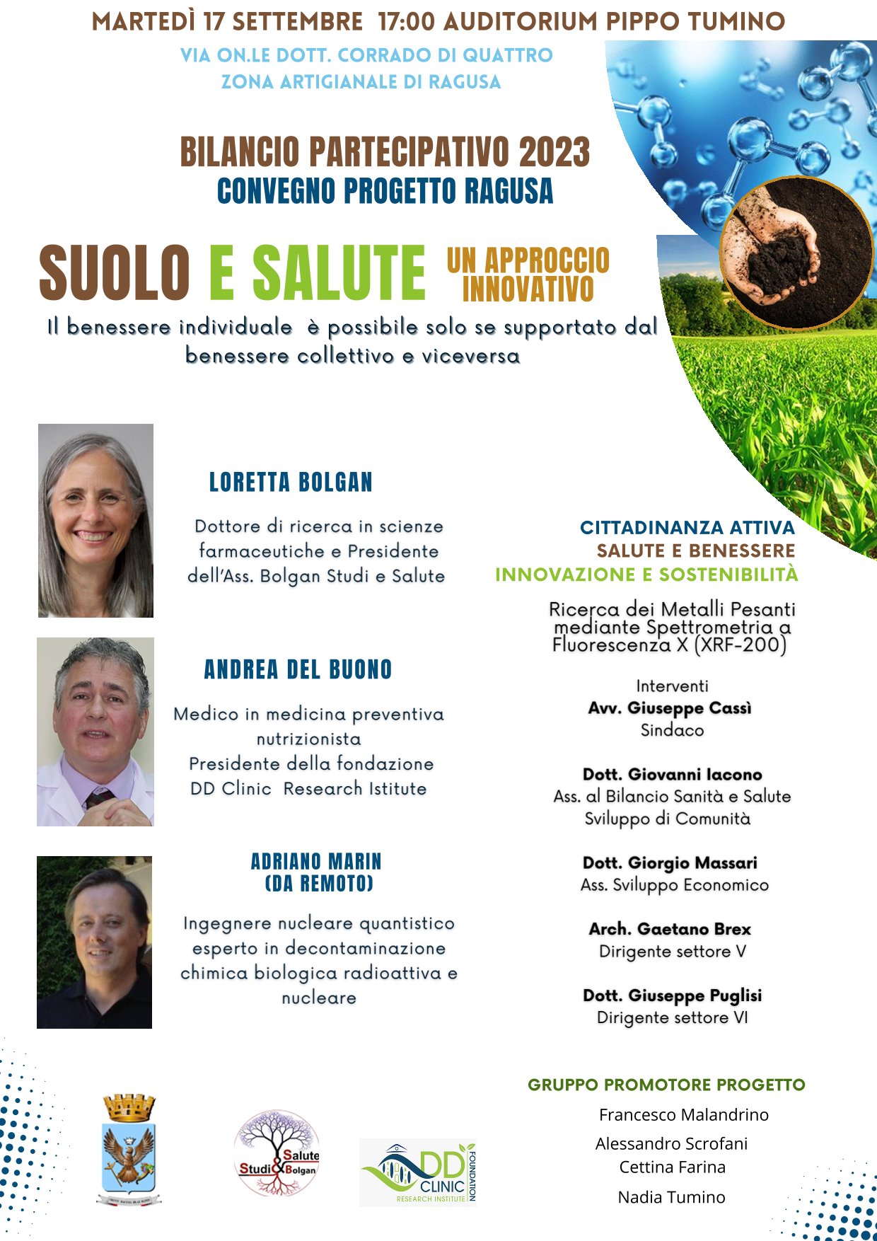 Progetto Ragusa: suolo e salute, un approccio innovativo