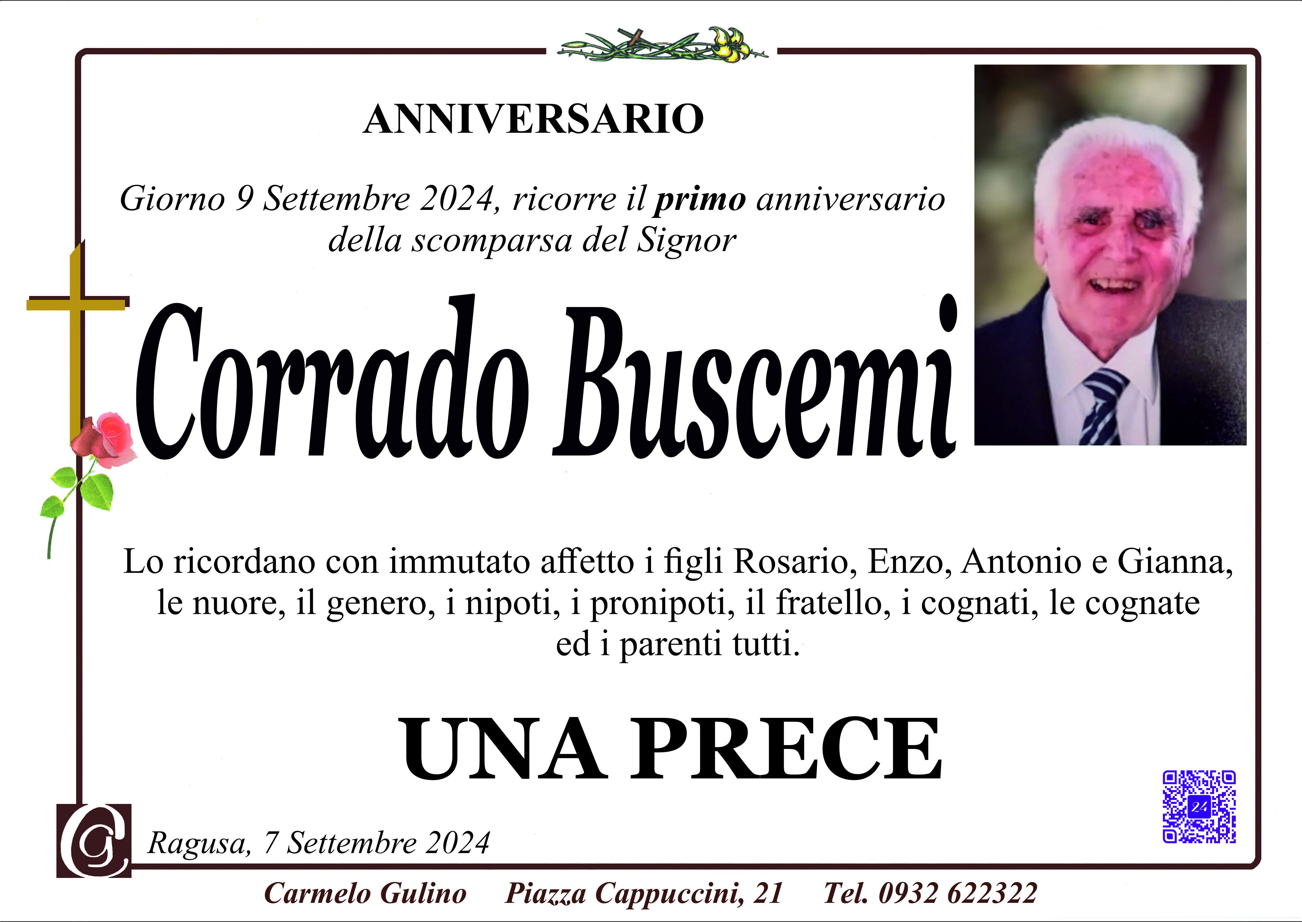 Anniversario: Corrado Buscemi