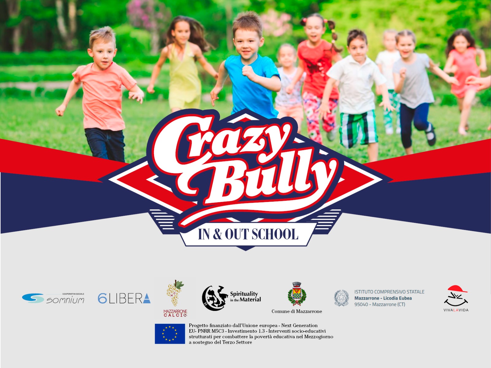 “Crazy Bully”, il progetto che combatte la povertà educativa di minori e famiglie di Mazzarrone