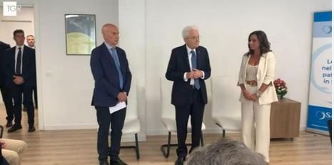 Sergio Mattarella visita la sede della Samot di Palermo, centro specializzato nelle cure palliative