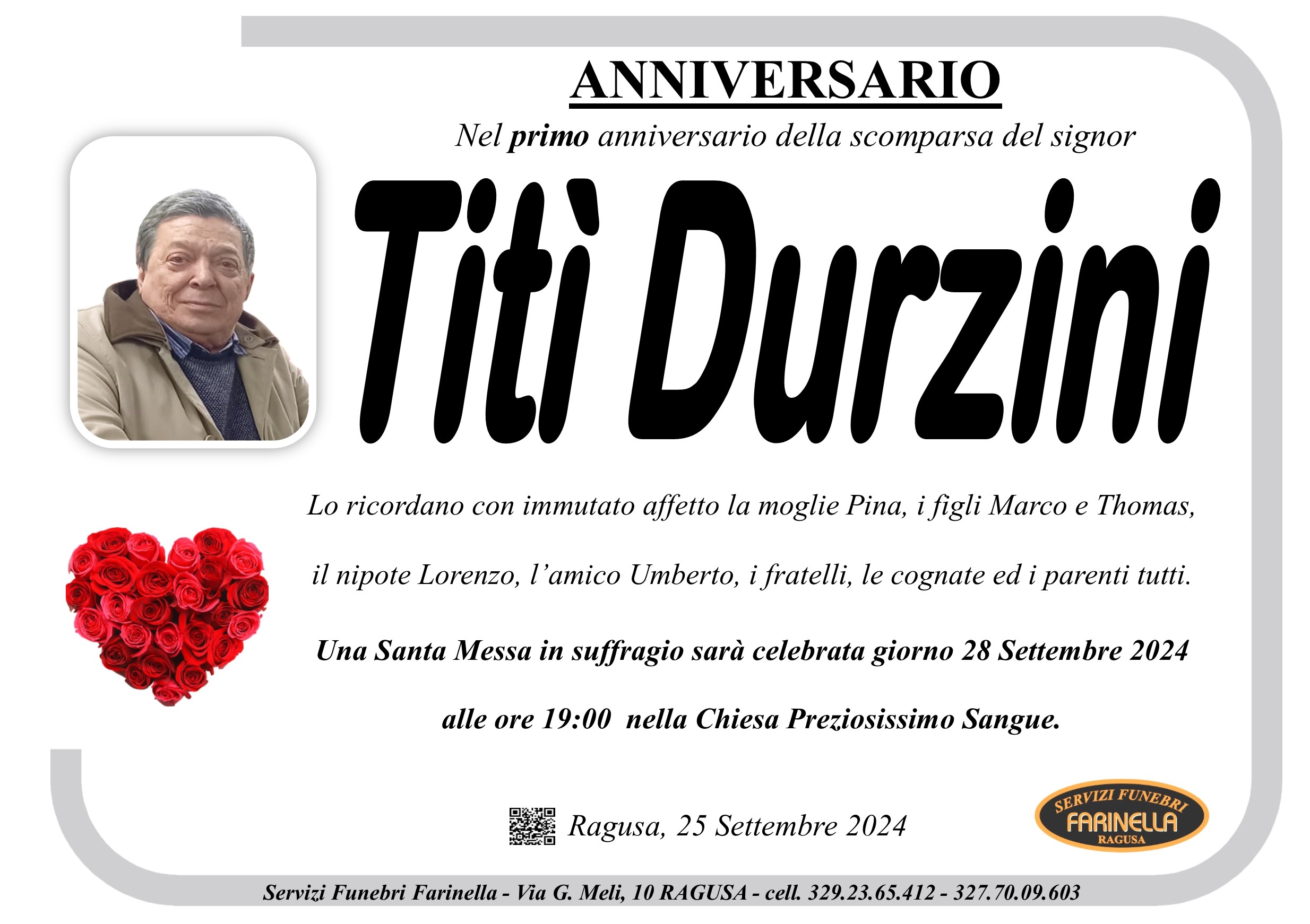 Anniversario: Titì Durzini