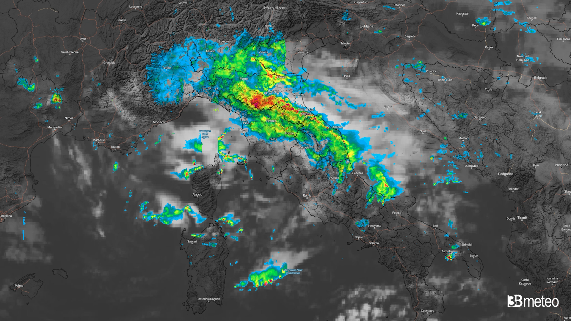 Meteo: il ciclone Boris flagella l’Emilia-Romagna. Qualche pioggia intensa prevista per venerdì anche al sud