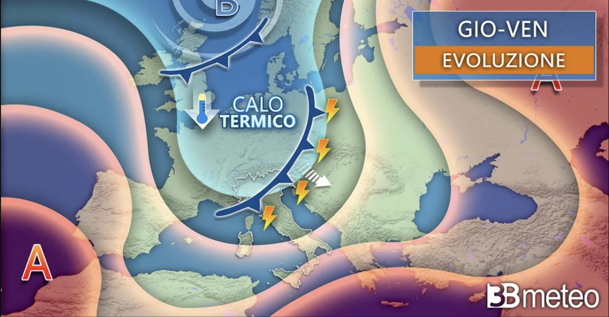 Meteo: irrompe l’autunno con piogge, temporali e vento. Al sud, maltempo da venerdì