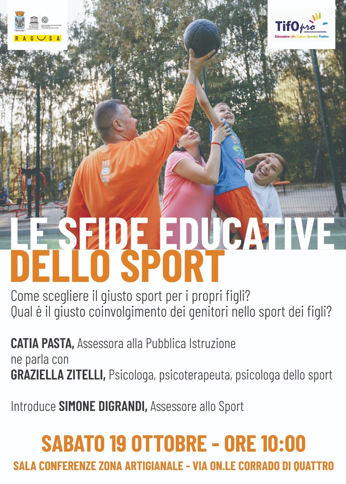 Le sfide educative dello sport: se ne parla a Ragusa