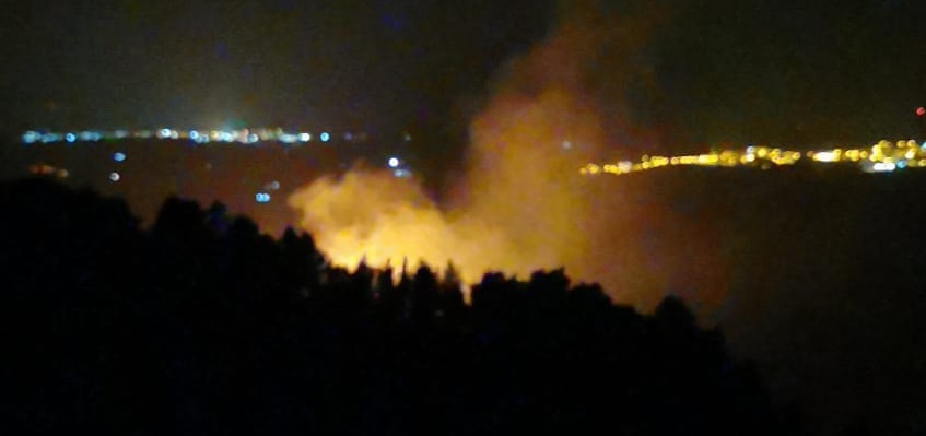 Notte da dimenticare a Monterosso: incendio in zona Monte Casasia