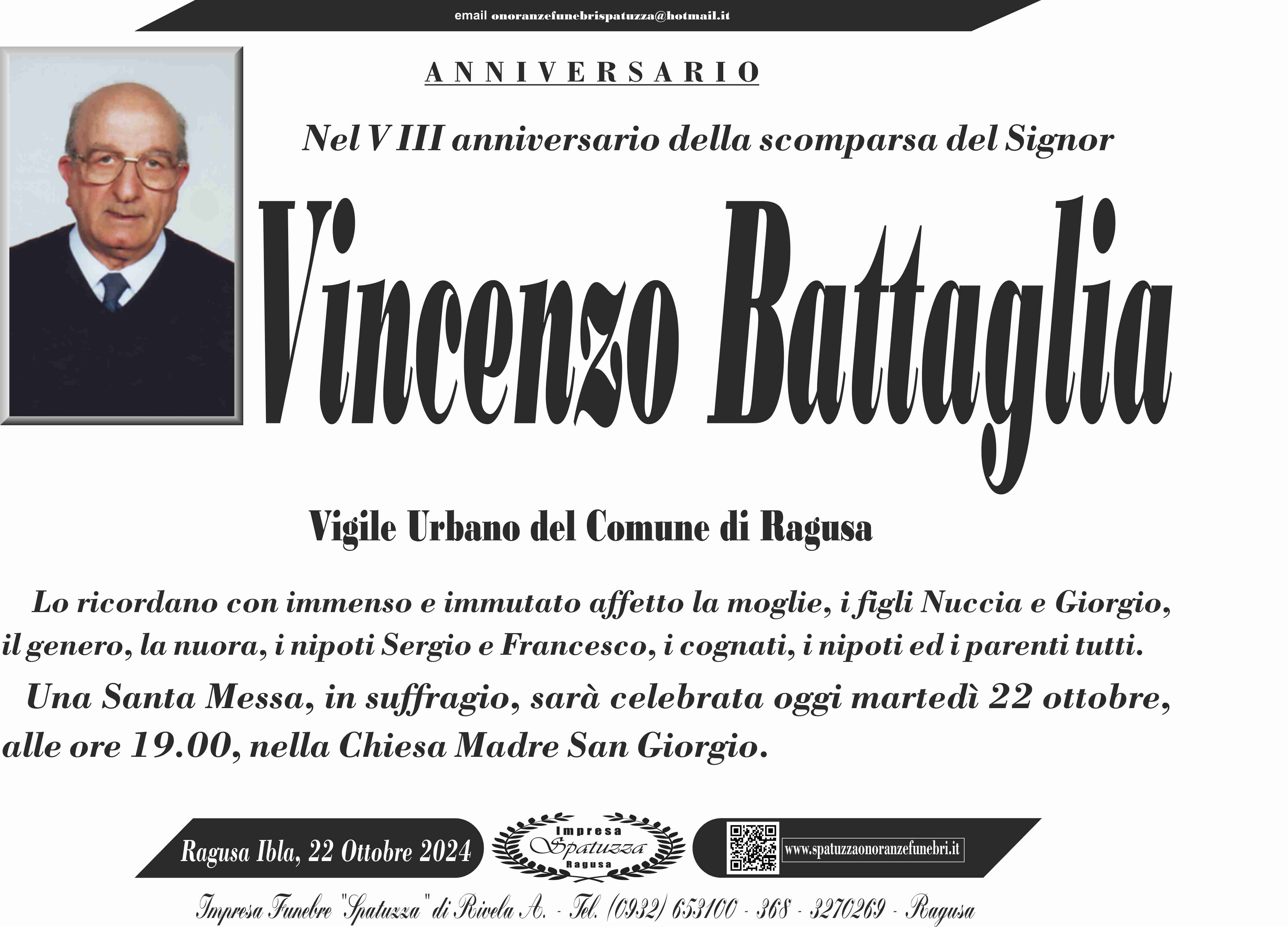 Anniversario: Vincenzo Battaglia