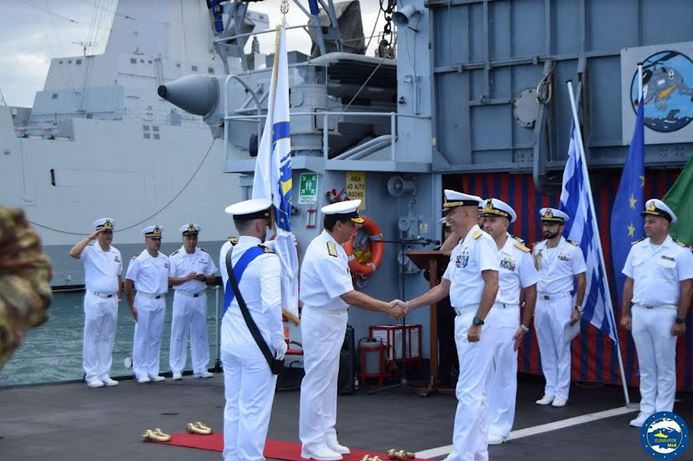 Operazione Euronavfor Med Irini, cambio al Comando delle forze in mare