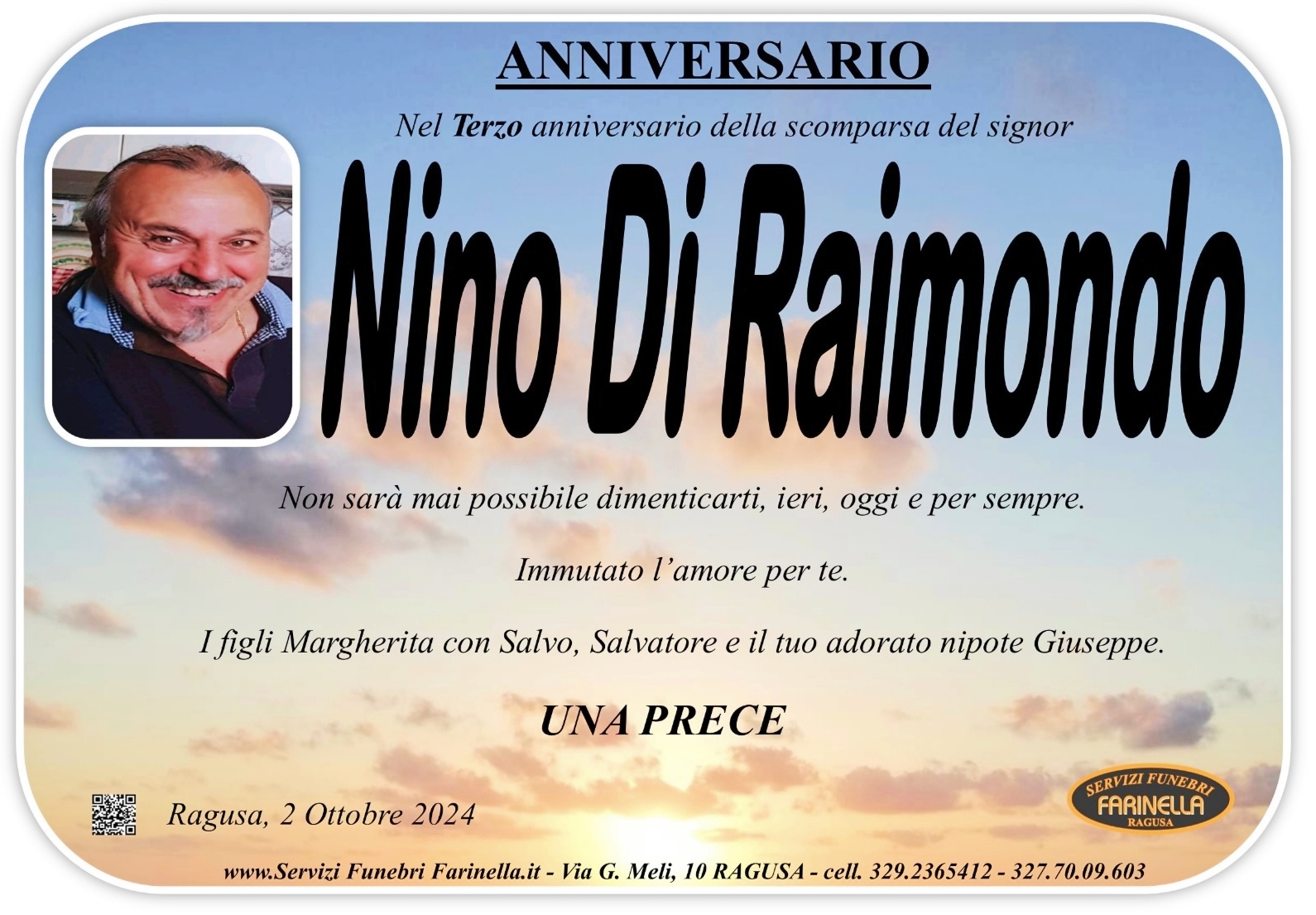 Anniversario: Nino Di Raimondo