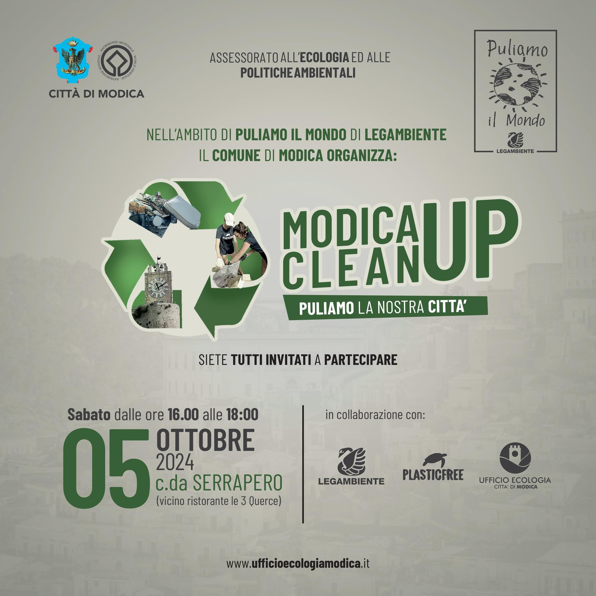“Puliamo la nostra città”: iniziativa a Modica in contrada Serrapero