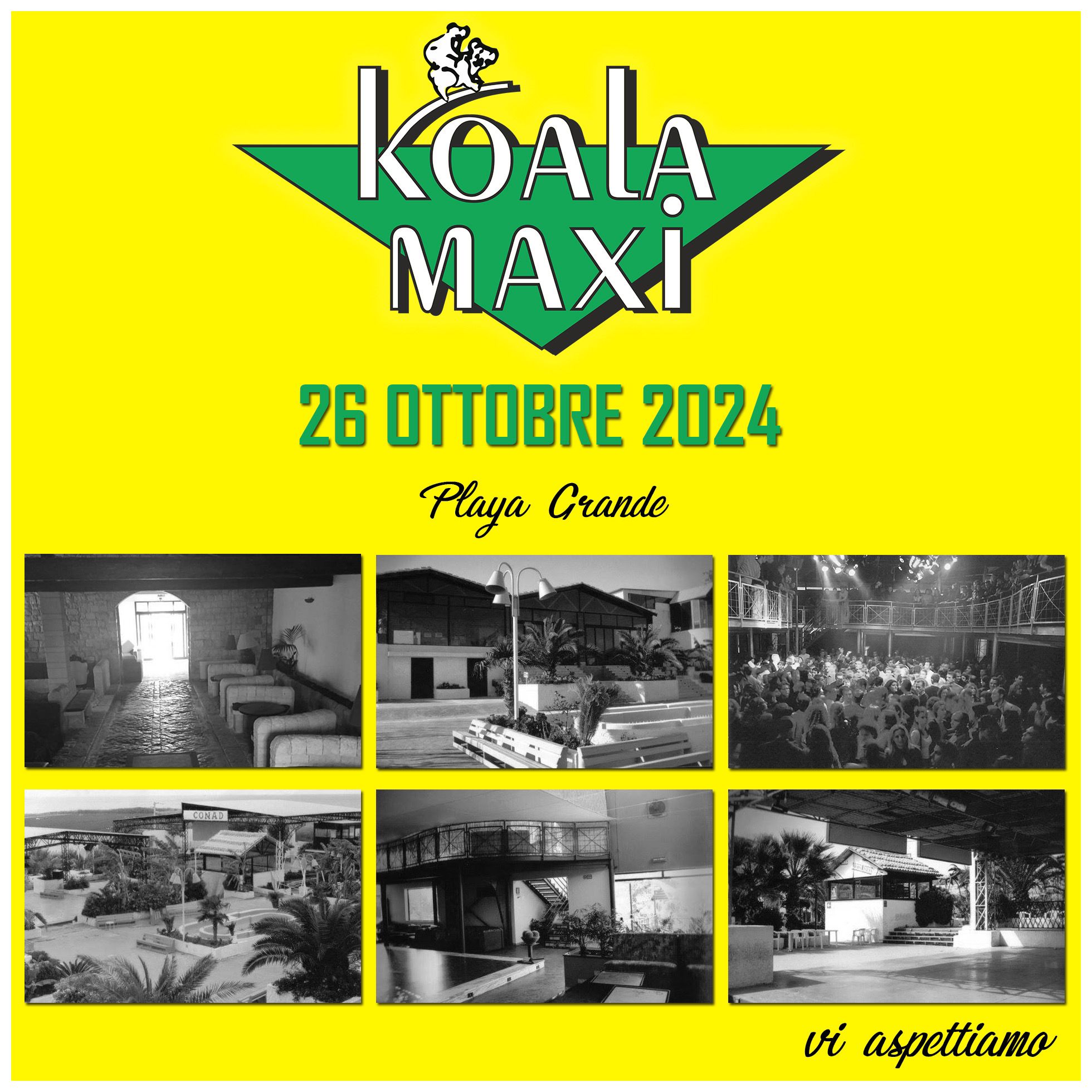 Il 26 ottobre, per una notte magica, riaprono le porte del Koala Maxi. Il private party con finalità sociali in favore di Casa Gialla