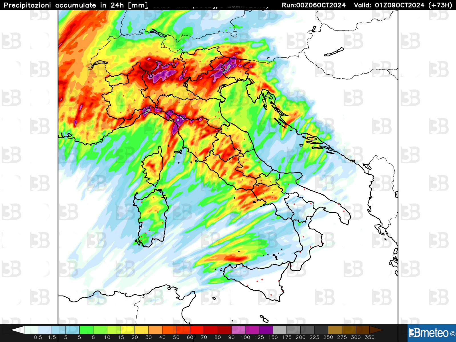 Meteo: Italia spaccata in due. A Nord previste forti perturbazioni, al sud ancora siccità