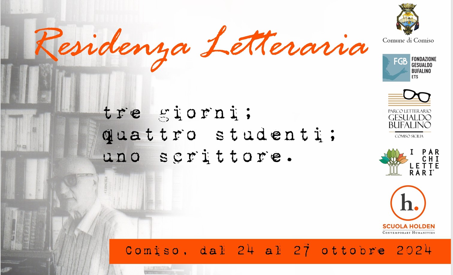 “Soggiorno Letterario” della Scuola Holden di Torino nel Parco Letterario “Gesualdo Bufalino” di Comiso