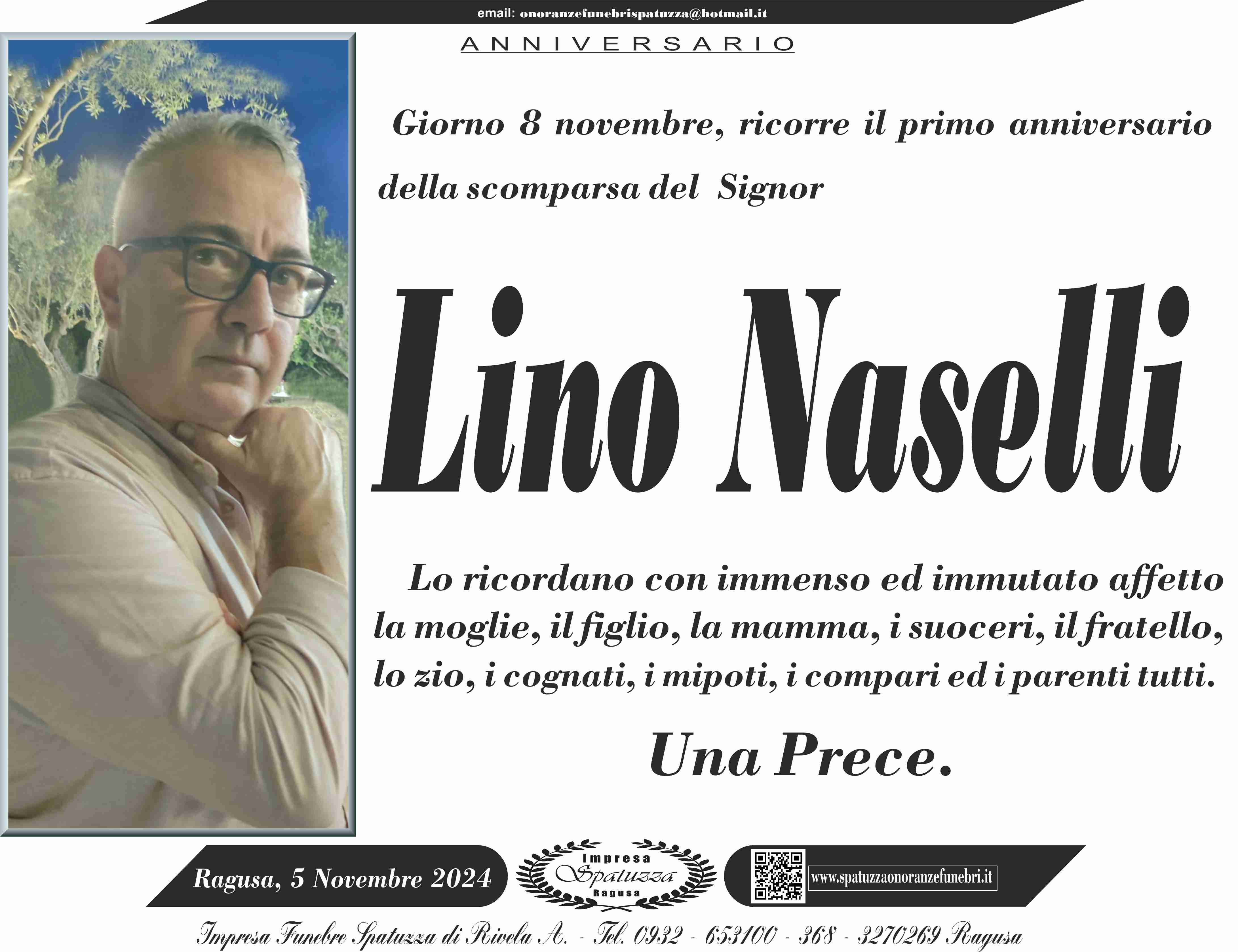Anniversario Lino Naselli
