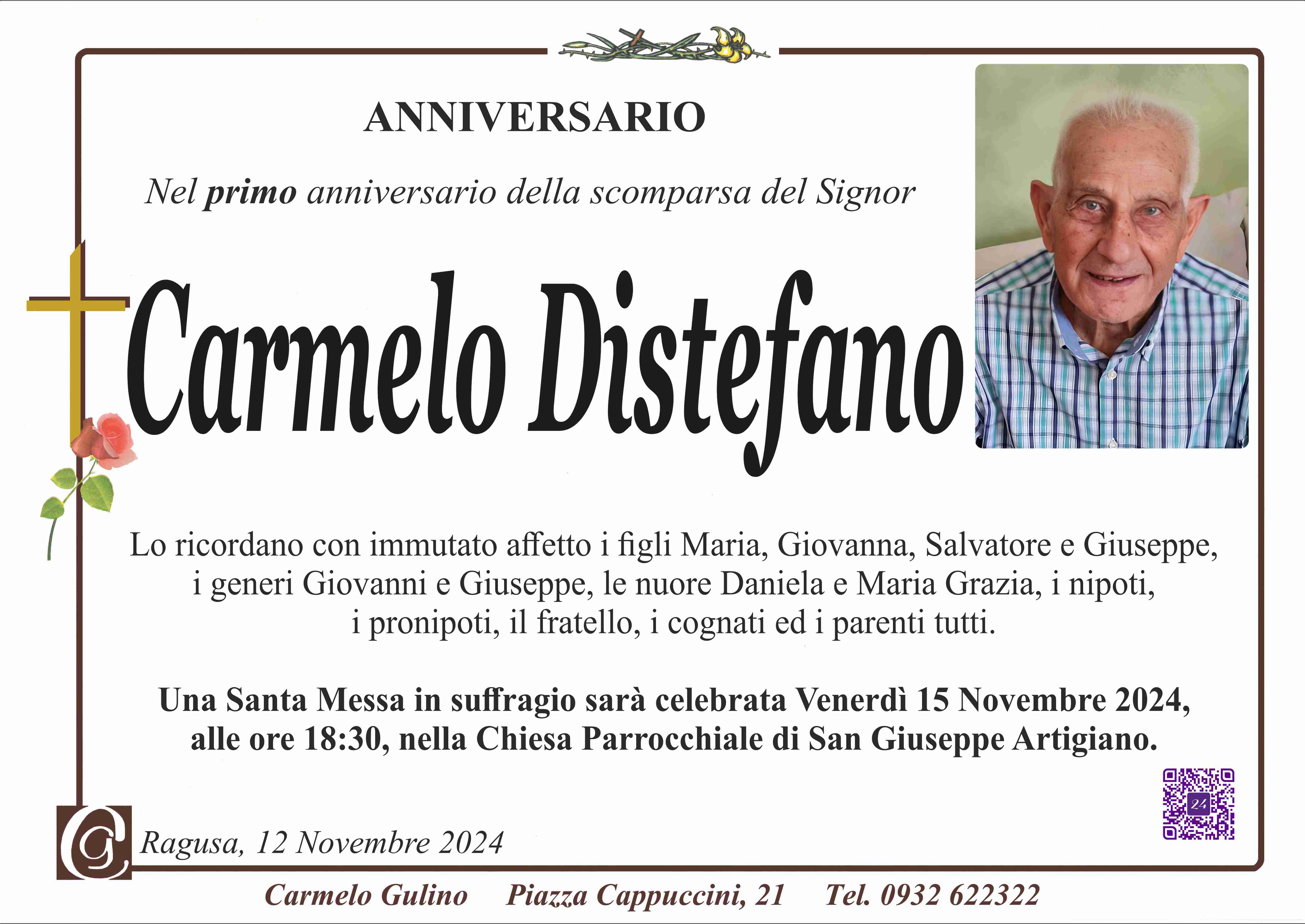 Anniversario: Carmelo Distefano
