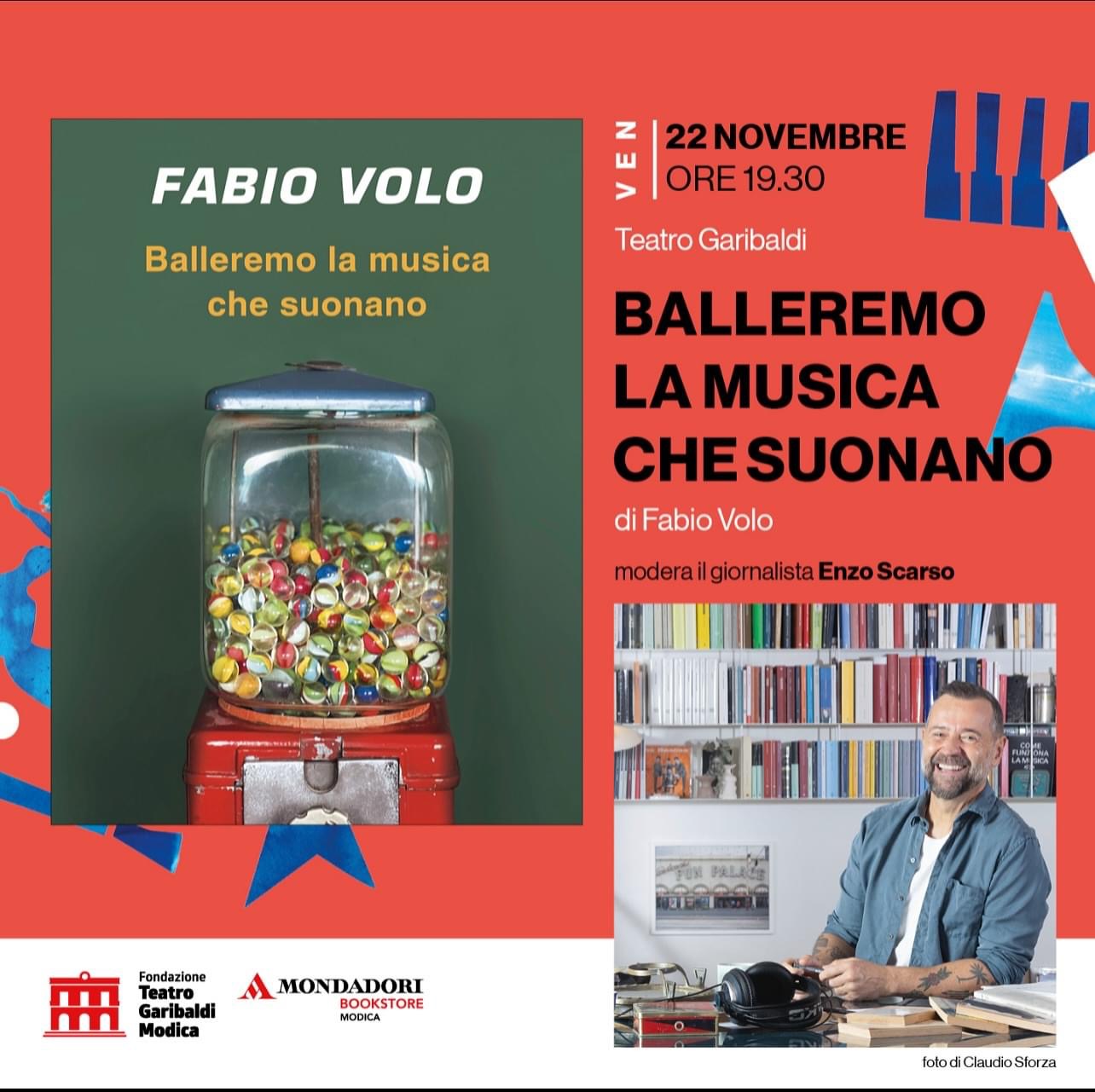 Fabio Volo torna a Modica per presentare il 14esimo libro