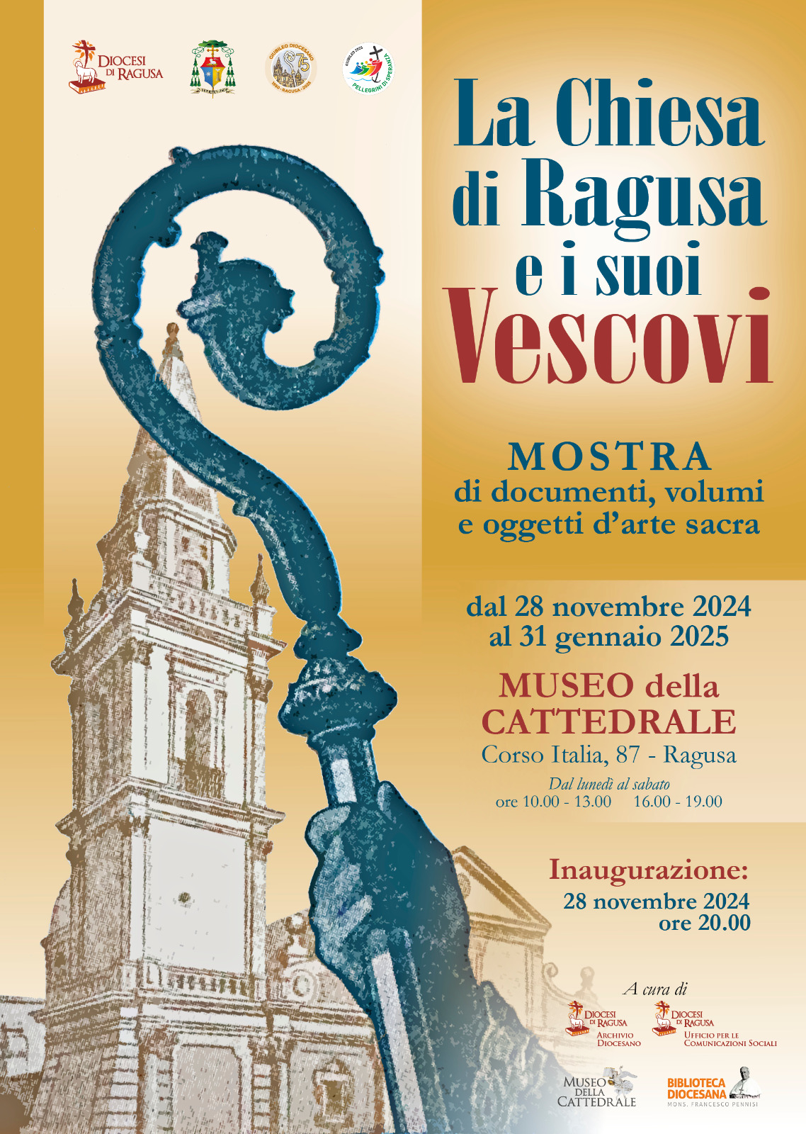 Giubileo per i 75 anni della Diocesi di Ragusa. S’inaugura la mostra “La Chiesa ragusana e i suoi Vescovi”