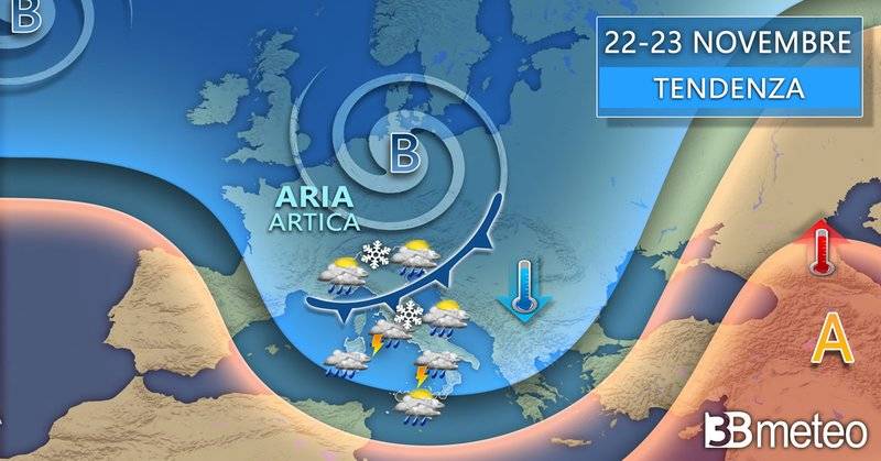 Brusco calo delle temperature anche in Sicilia: l’inverno è arrivato