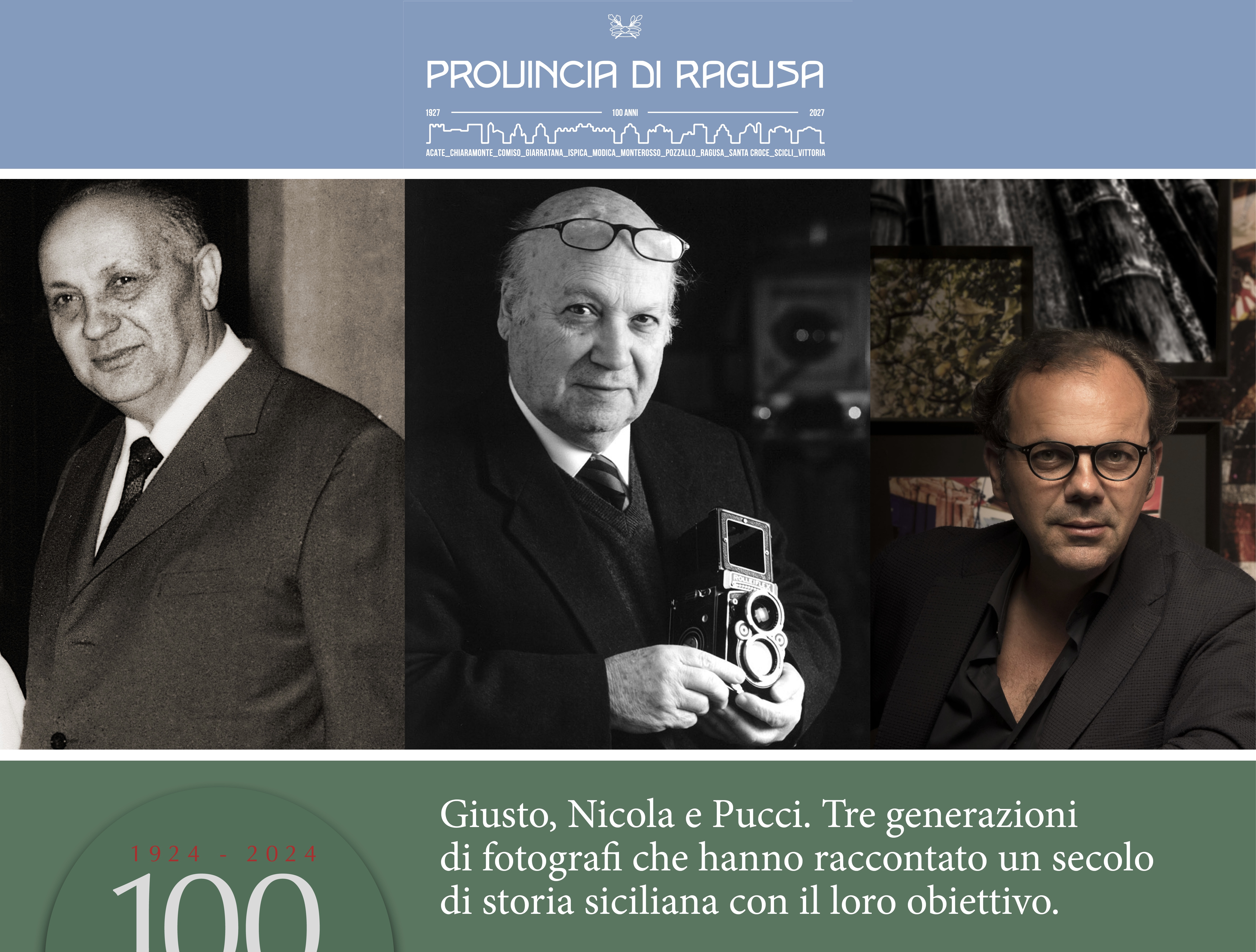 “100 anni di storia siciliana: la fotografia dei Scafidi”. Una mostra