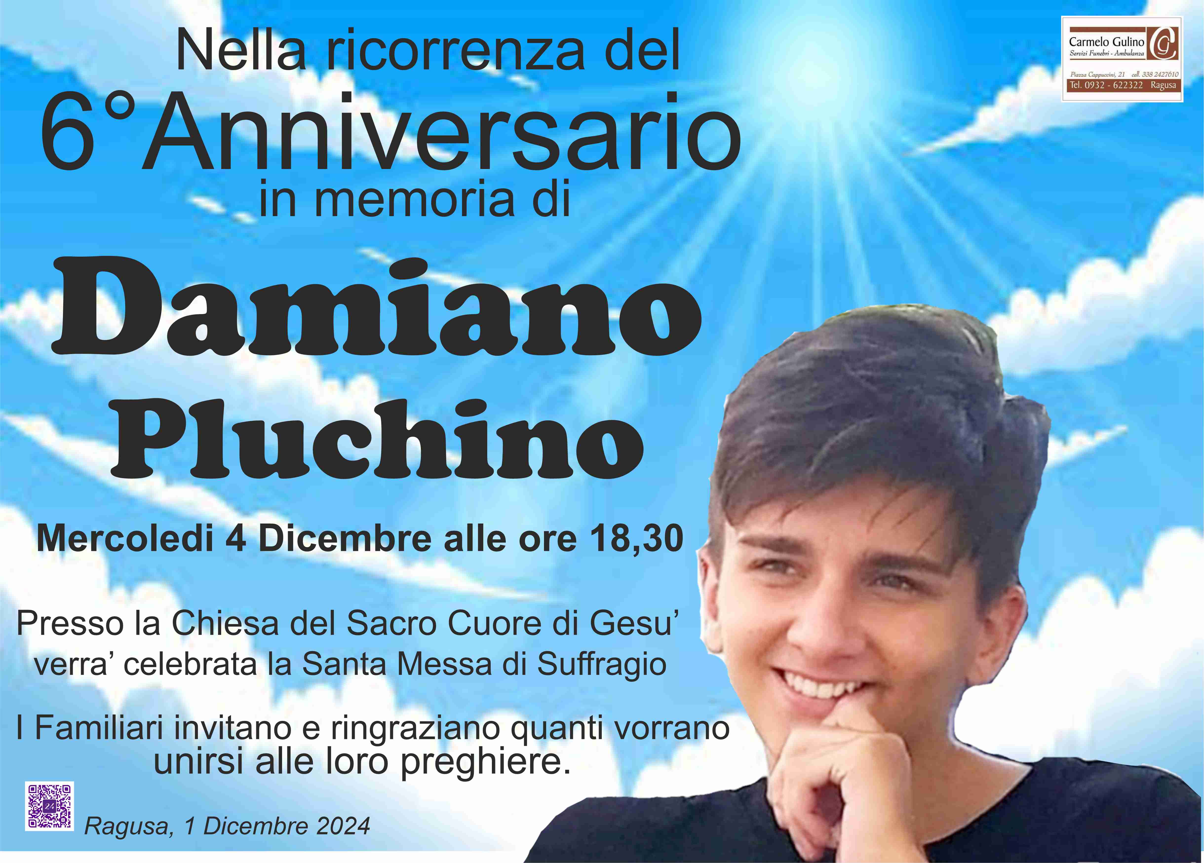 Anniversario: Damiano Pluchino
