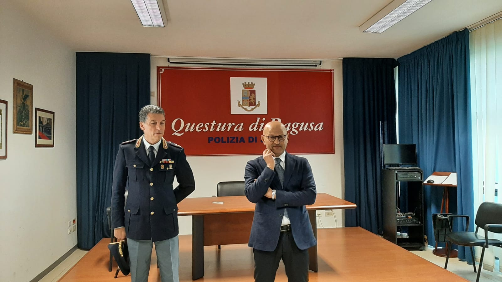 Il saluto del questore Trombadore alla comunità iblea