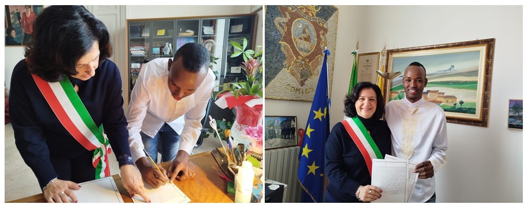 Comiso accoglie un nuovo cittadino italiano: Abdibariis Osman Bashir