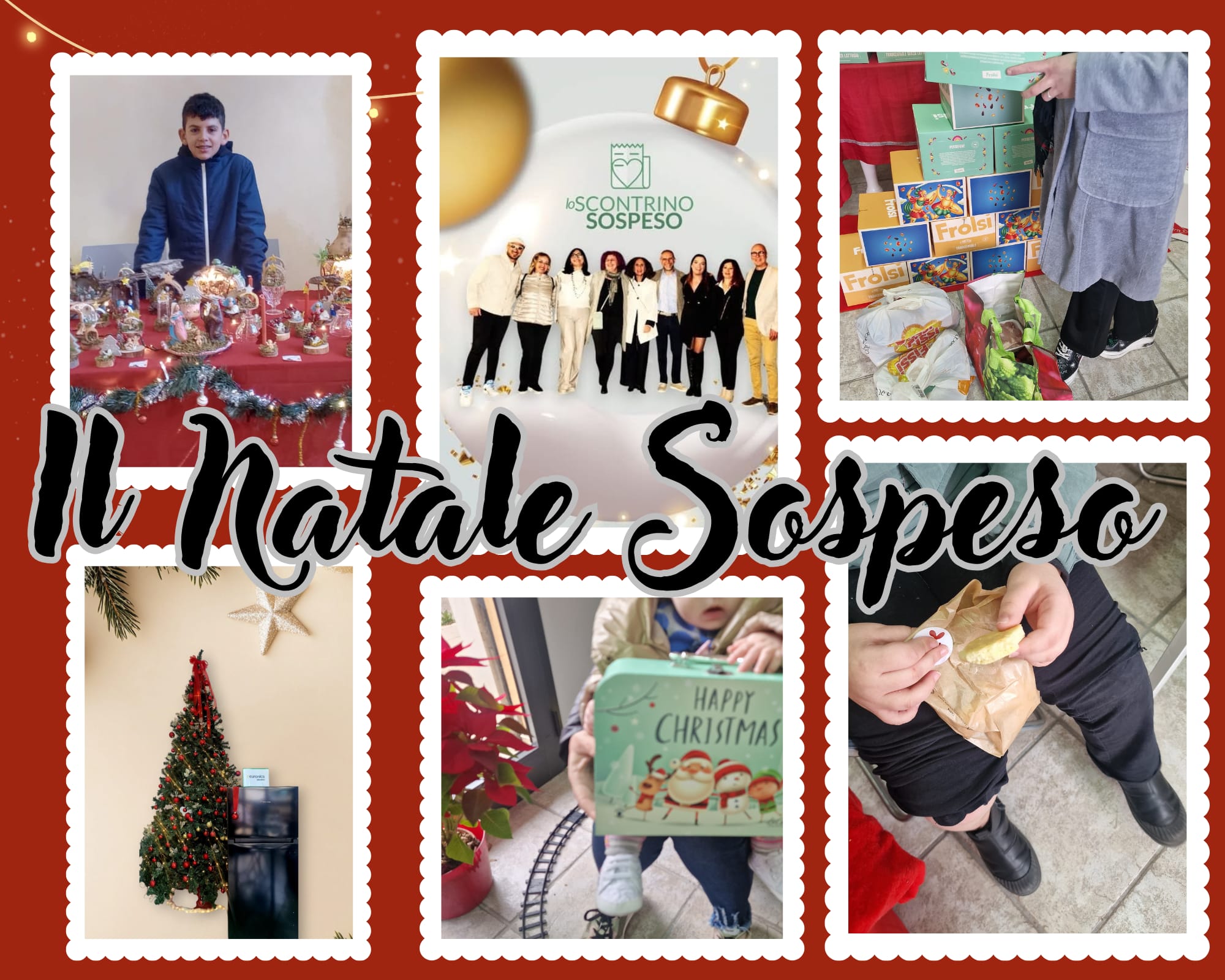 Lo Scontrino Sospeso: un Natale di solidarietà con i presepi del piccolo Francesco e tante altre iniziative