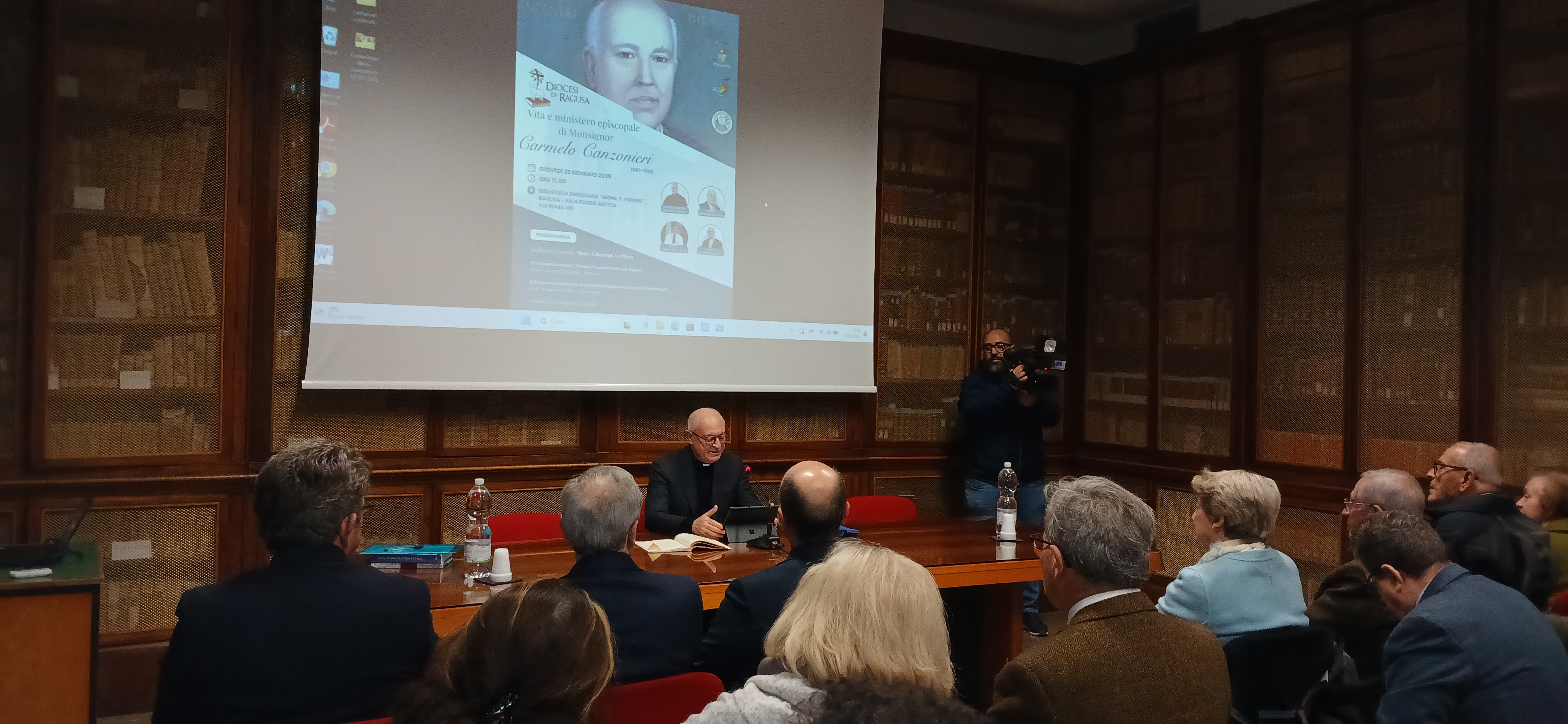 Evento dedicato a Monsignor Carmelo Canzonieri presso la Biblioteca Diocesana di Ragusa