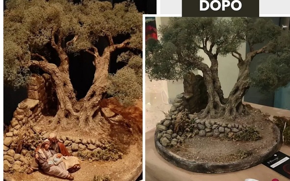 Rubata una statuina artigianale della Natività in mostra a Chiaramonte