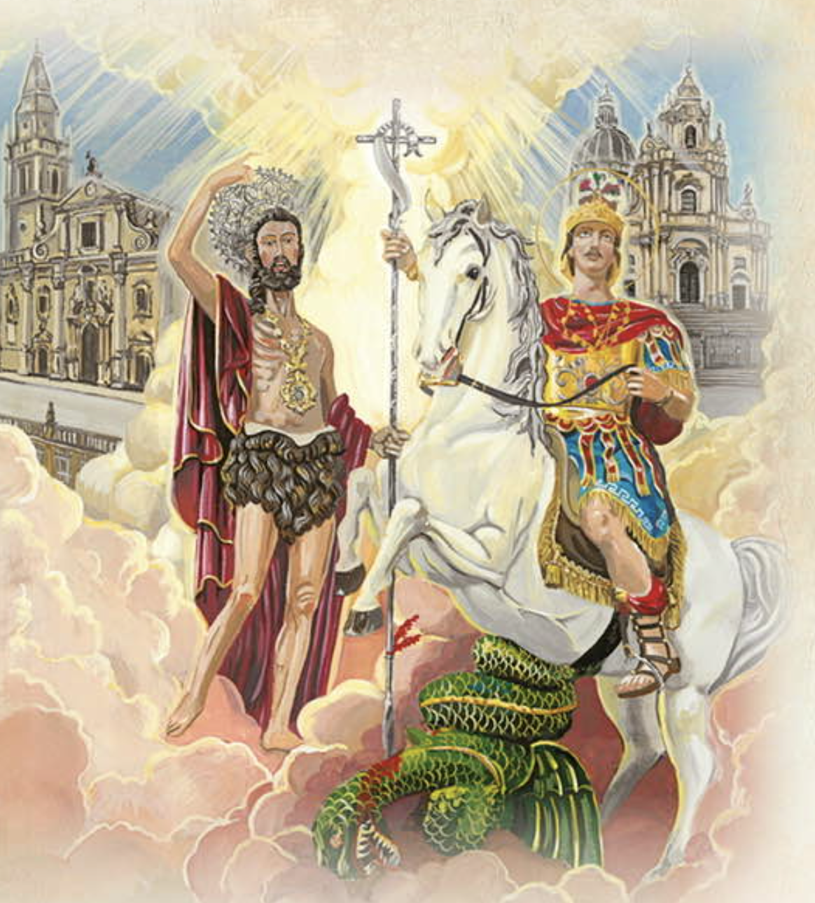 L’11 gennaio anniversario del tragico terremoto del 1693. A Ragusa, processione congiunta di San Giorgio e San Giovanni. Il programma