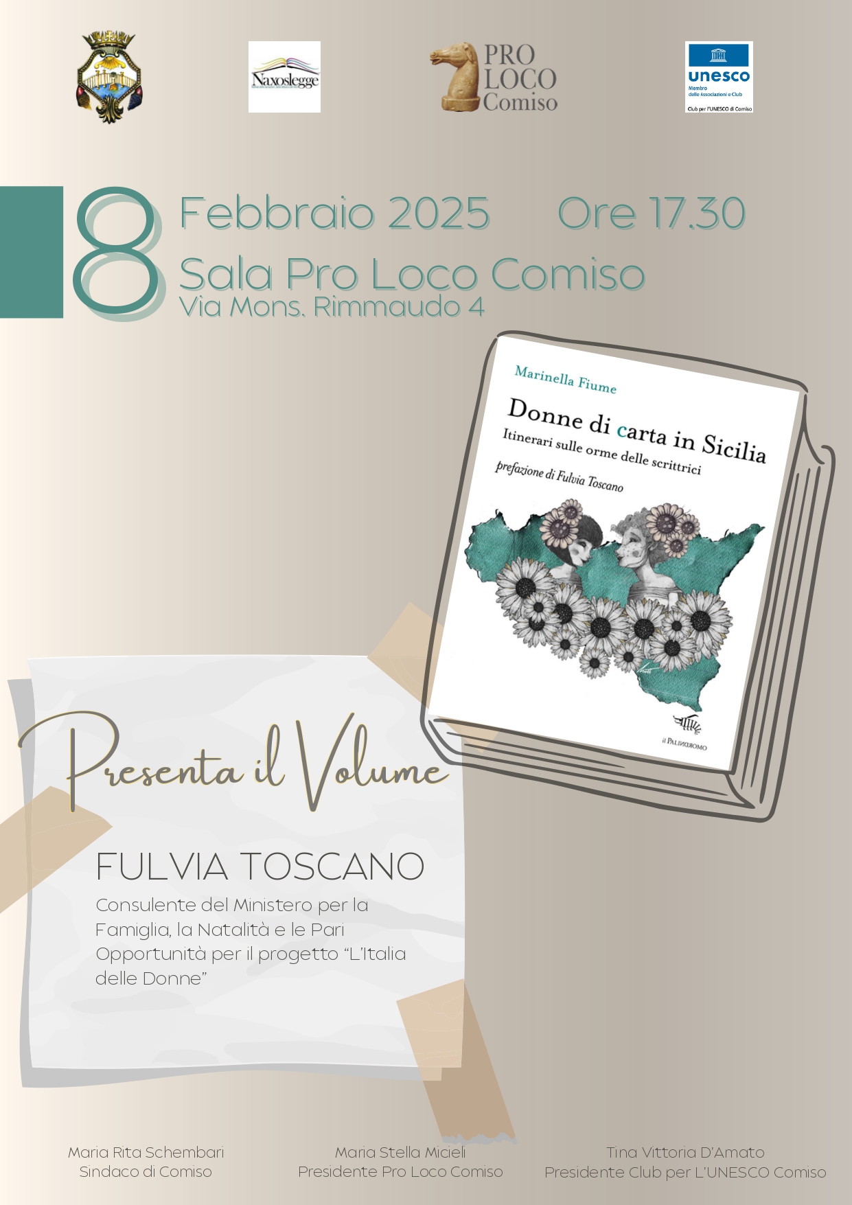 “Donne di carta in Sicilia. Itinerari sulle orme delle scrittrici”: la presentazione a Comiso