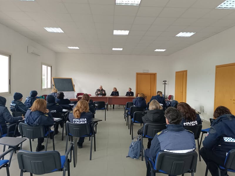 Corso infortunistica stradale. La Polizia Locale di Scicli e la formazione. Il primo di tre incontri