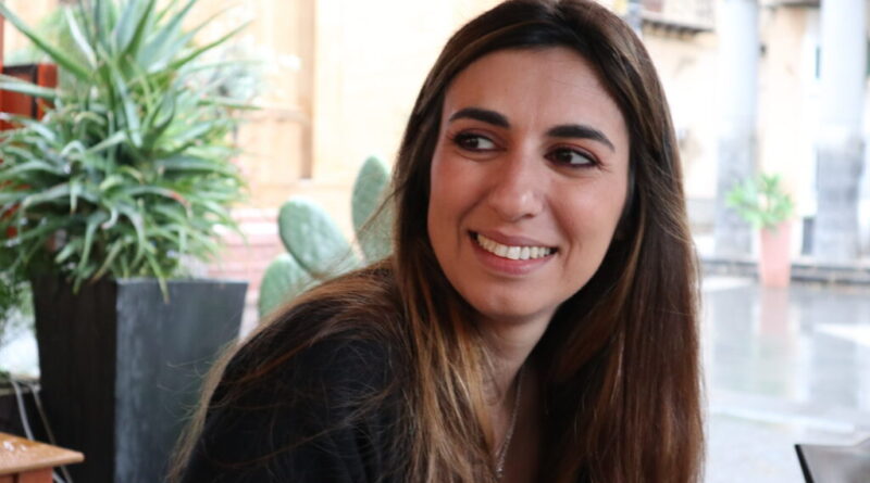 Arianna Mortelliti, nipote dello scrittore Andrea Camilleri, a Scicli per presentare il suo libro