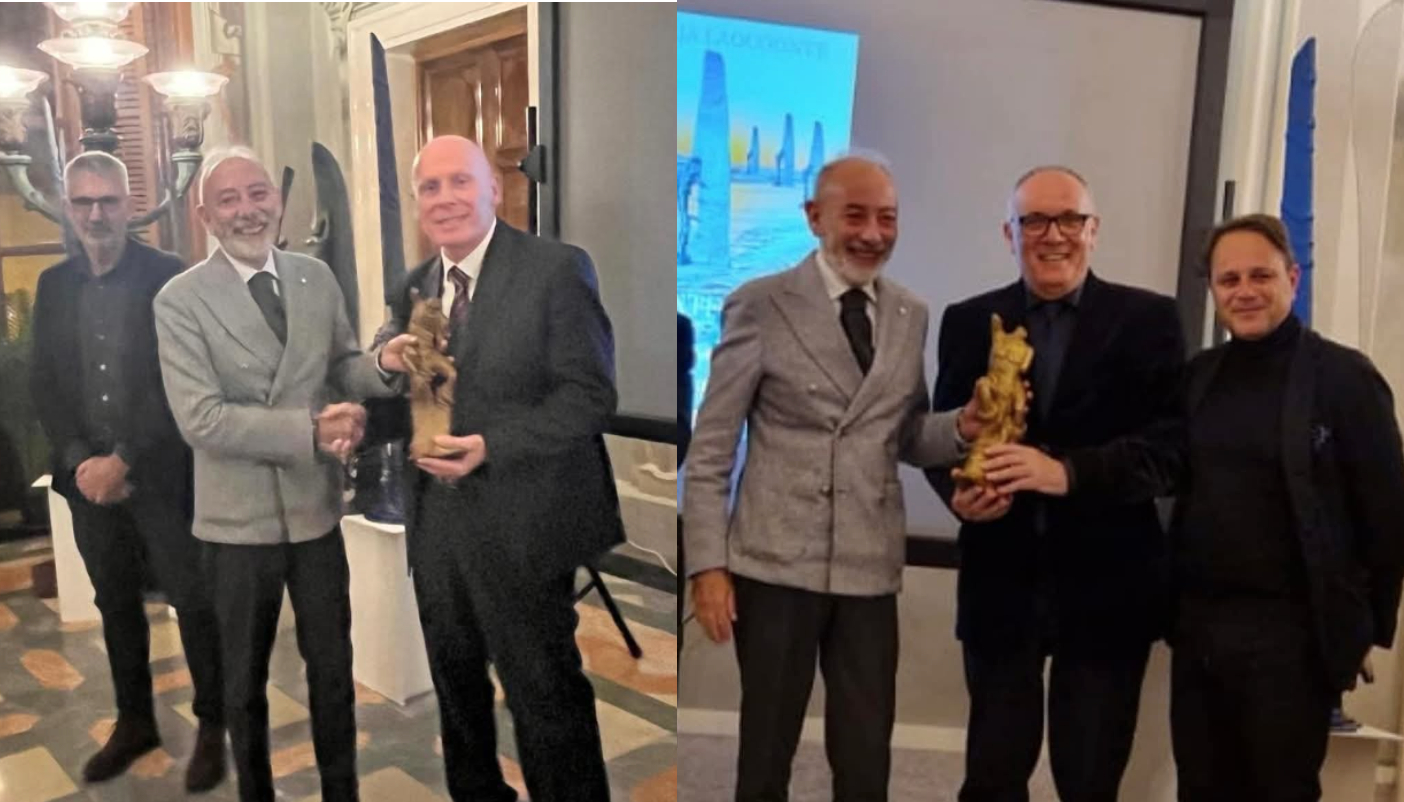 Il Premio Laocoonte d’Oro a Danilo Amione e Salvatore Parlagreco: una serata di cultura e talento
