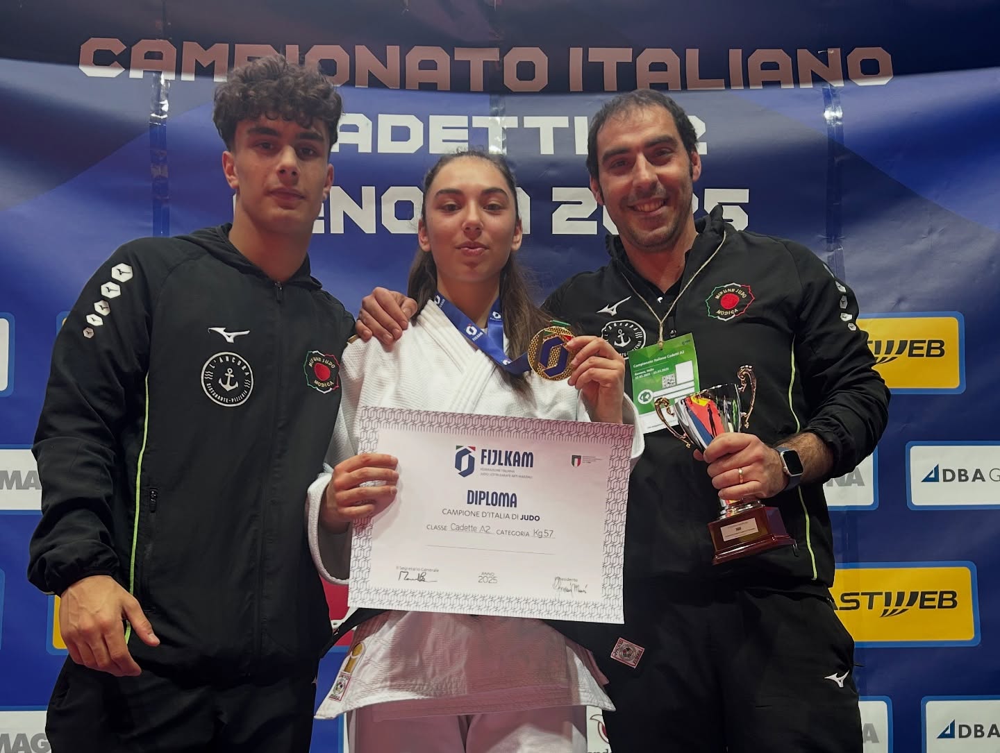 Judo Modica: ottimi risultati per due allievi al Campionato italiano Cadetti 2 a Genova