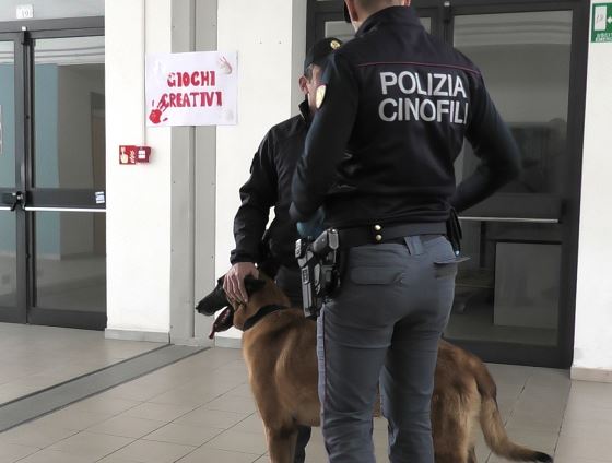 Droga fra i banchi di scuola: hashish trovata in un istituto di Modica