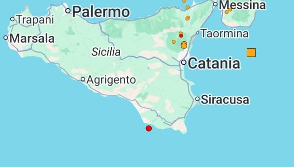 Due scosse di terremoto tra Ragusa e Malta