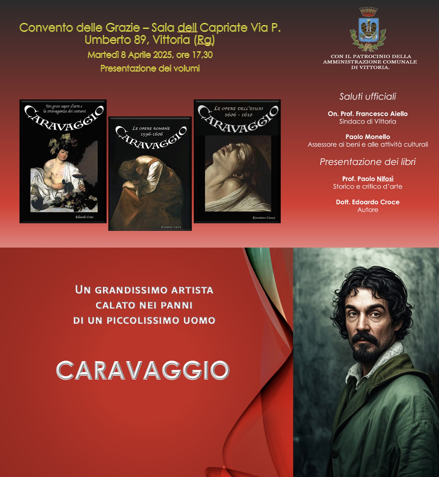 Un grandissimo artista, un piccolissimo uomo. Ecco il Caravaggio di Edoardo Croce