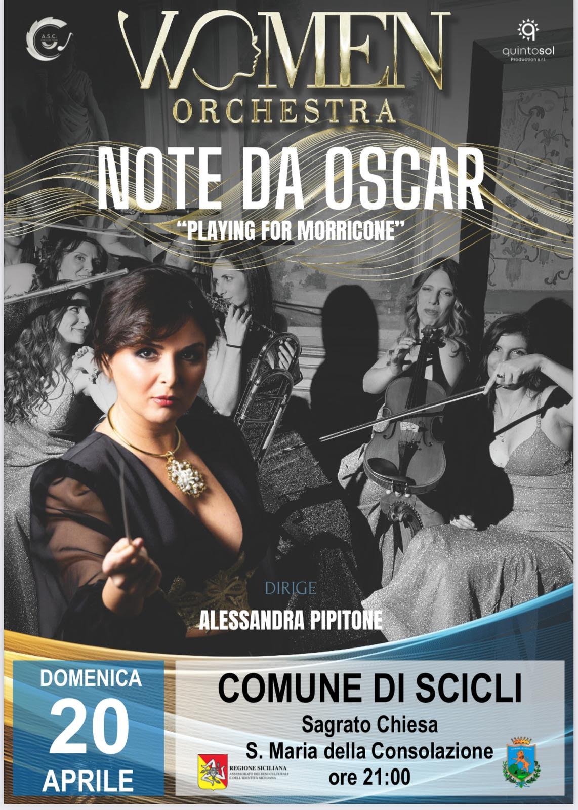 A Scicli, la sera di Pasqua, concerto della Women Orchestra