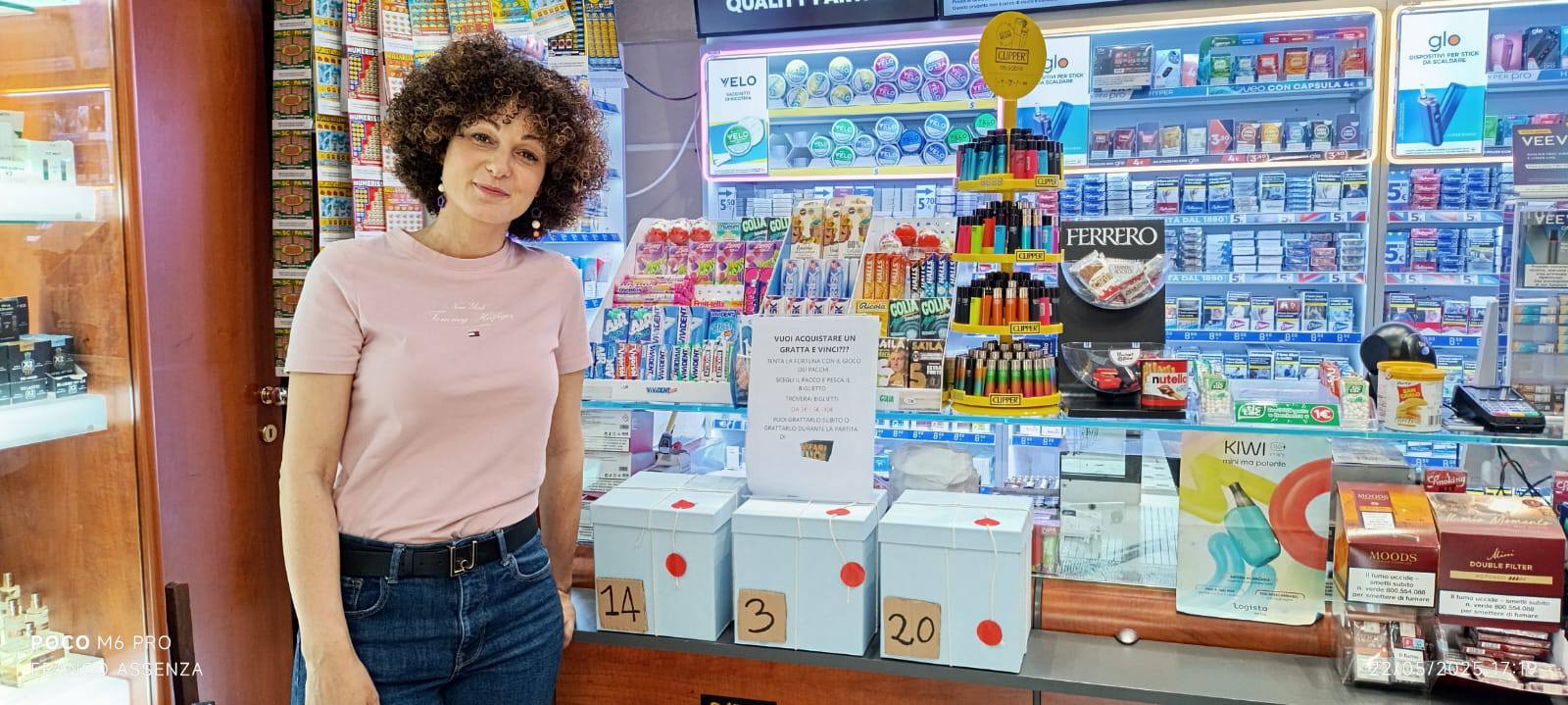 Da Vittoria a Rai Uno:  la tabaccaia di Piazza del Popolo rappresenta la Sicilia ad “Affari Tuoi”!