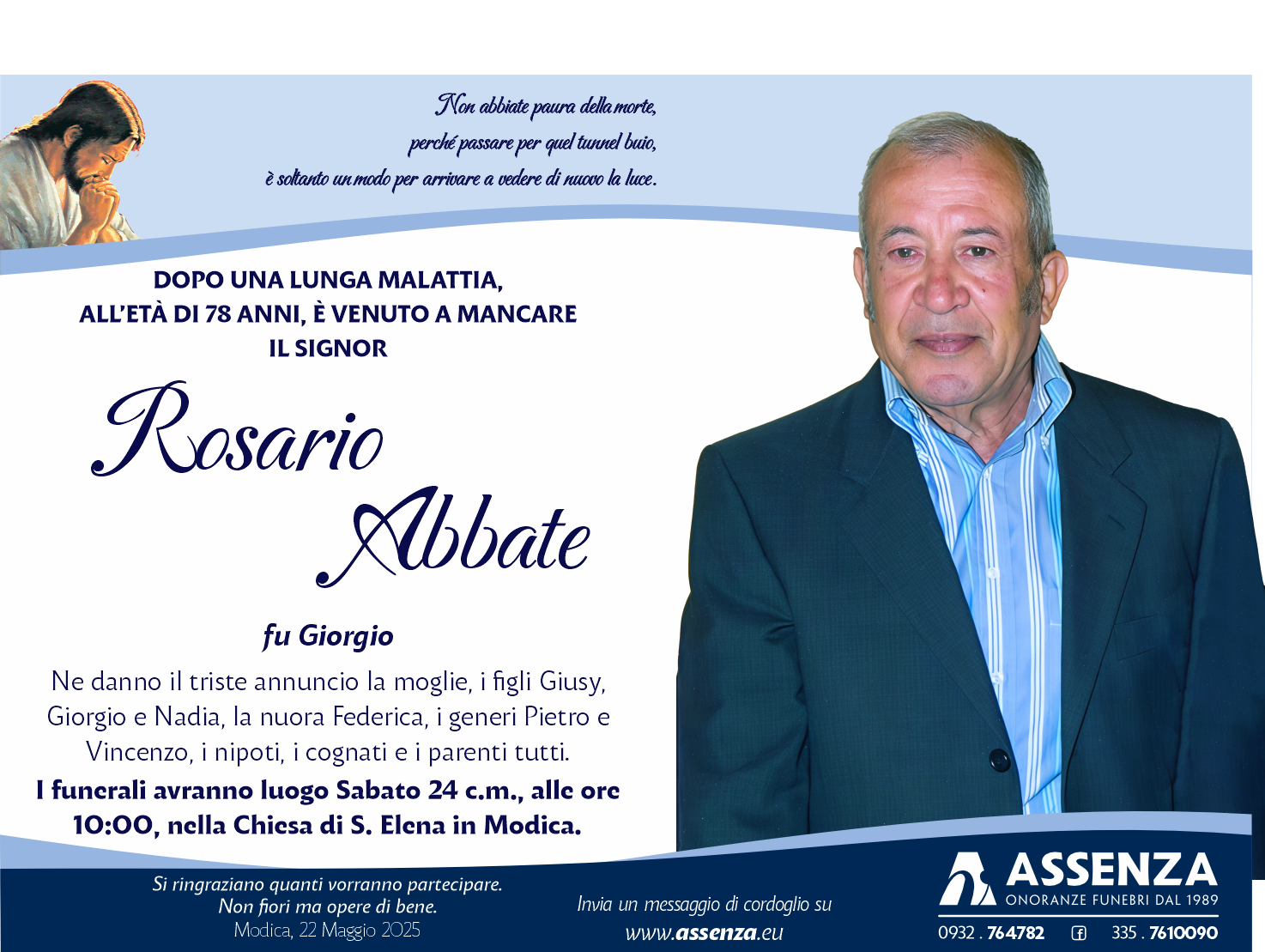 Necrologi: Rosario Abbate