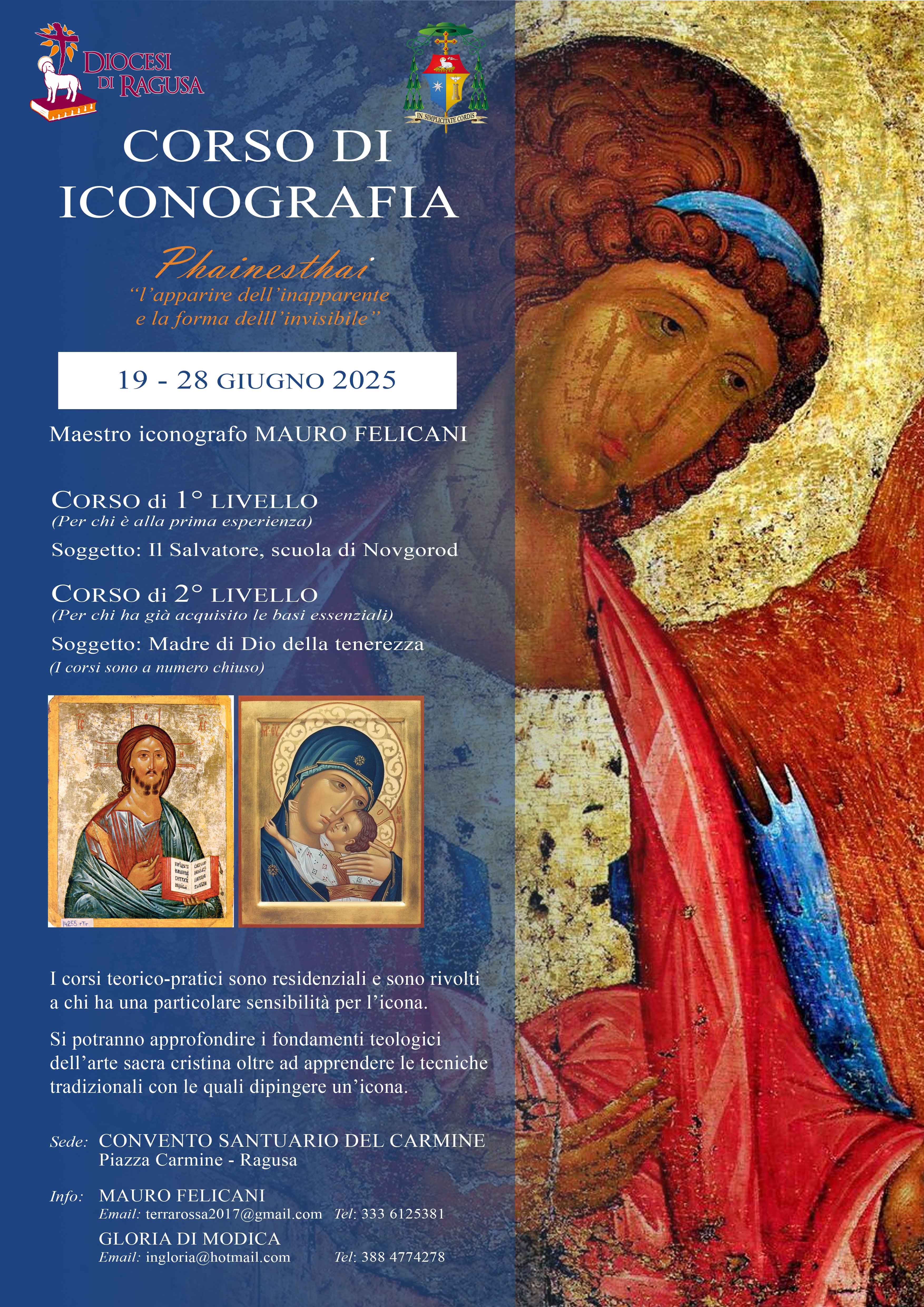 Icone, arte e spiritualità: a Ragusa il Corso intensivo di iconografia bizantina