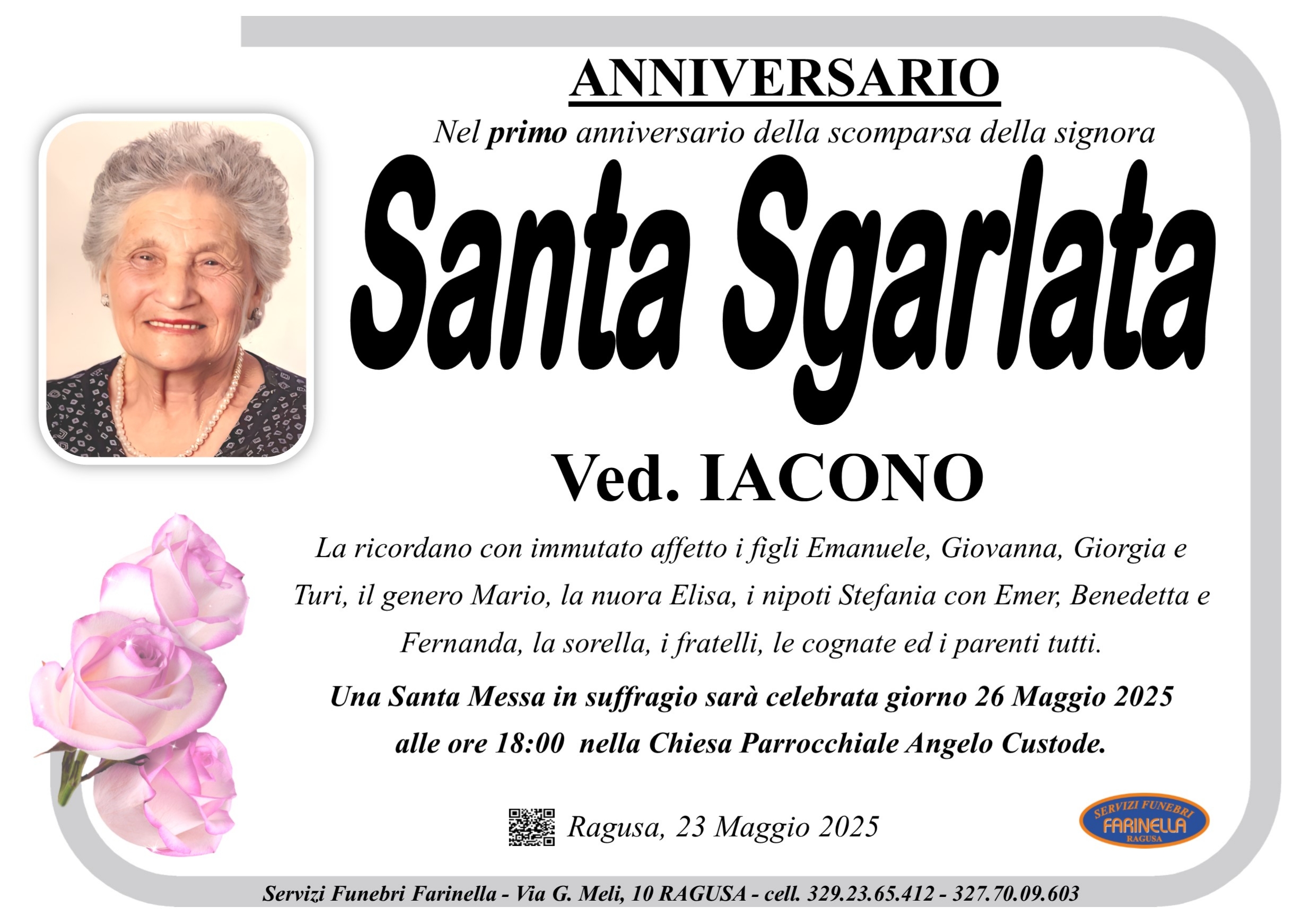 Anniversario: Santa Sgarlata