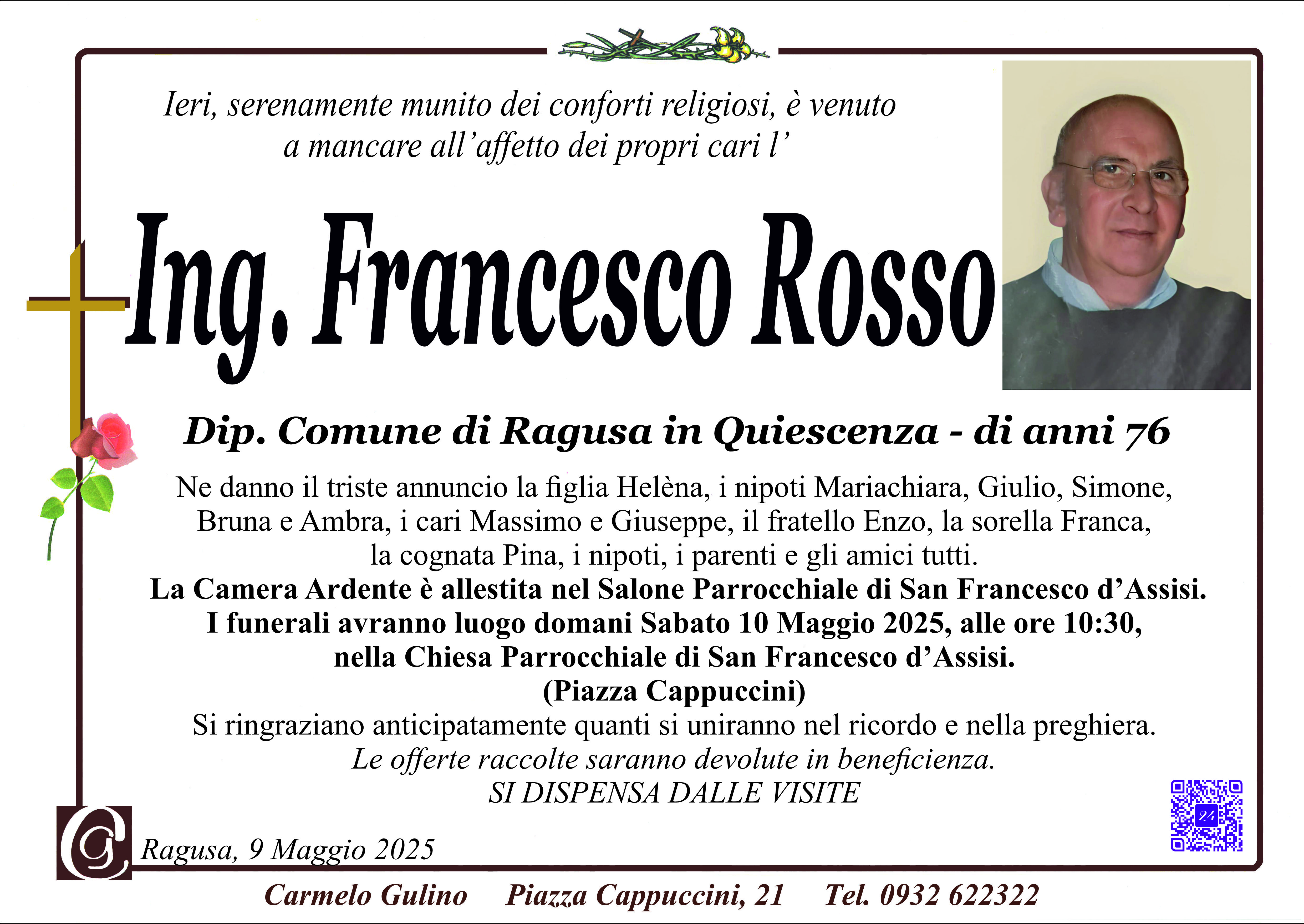 Necrologi: Francesco Rosso