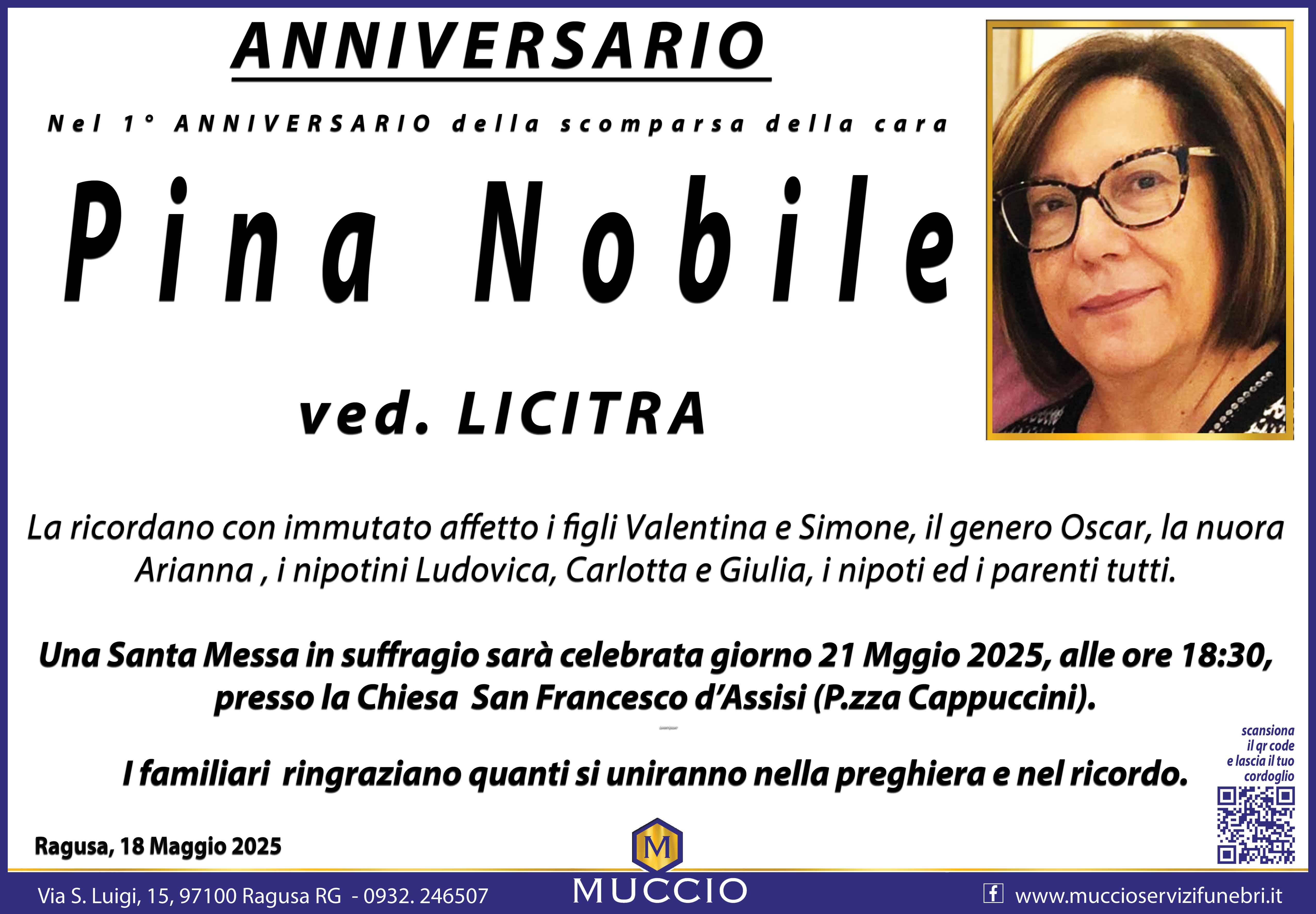 Anniversario: Pina Nobile