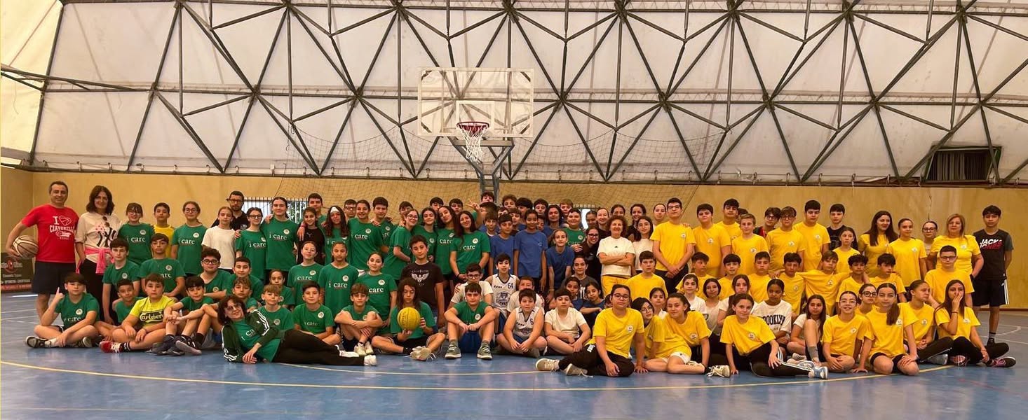 Al geodetico di Scicli centoventi fra alunni e docenti per la seconda edizione della Festa del Basket scolastico